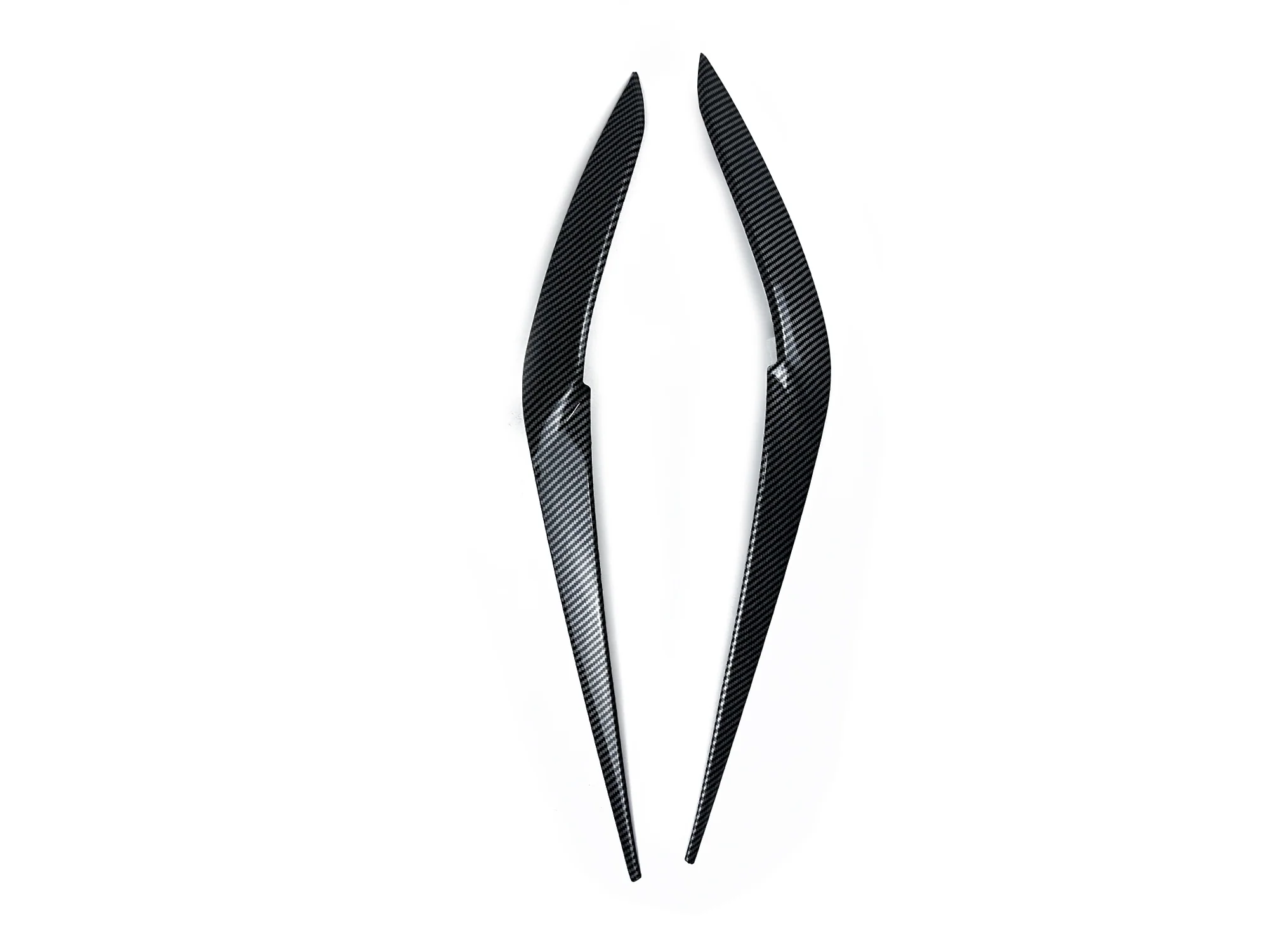 Headlight Eyelid Eyebrow Trim For BMW X5 G05 X6 G06 2019-2023 Carbon Look / Glossy Black - Image 10