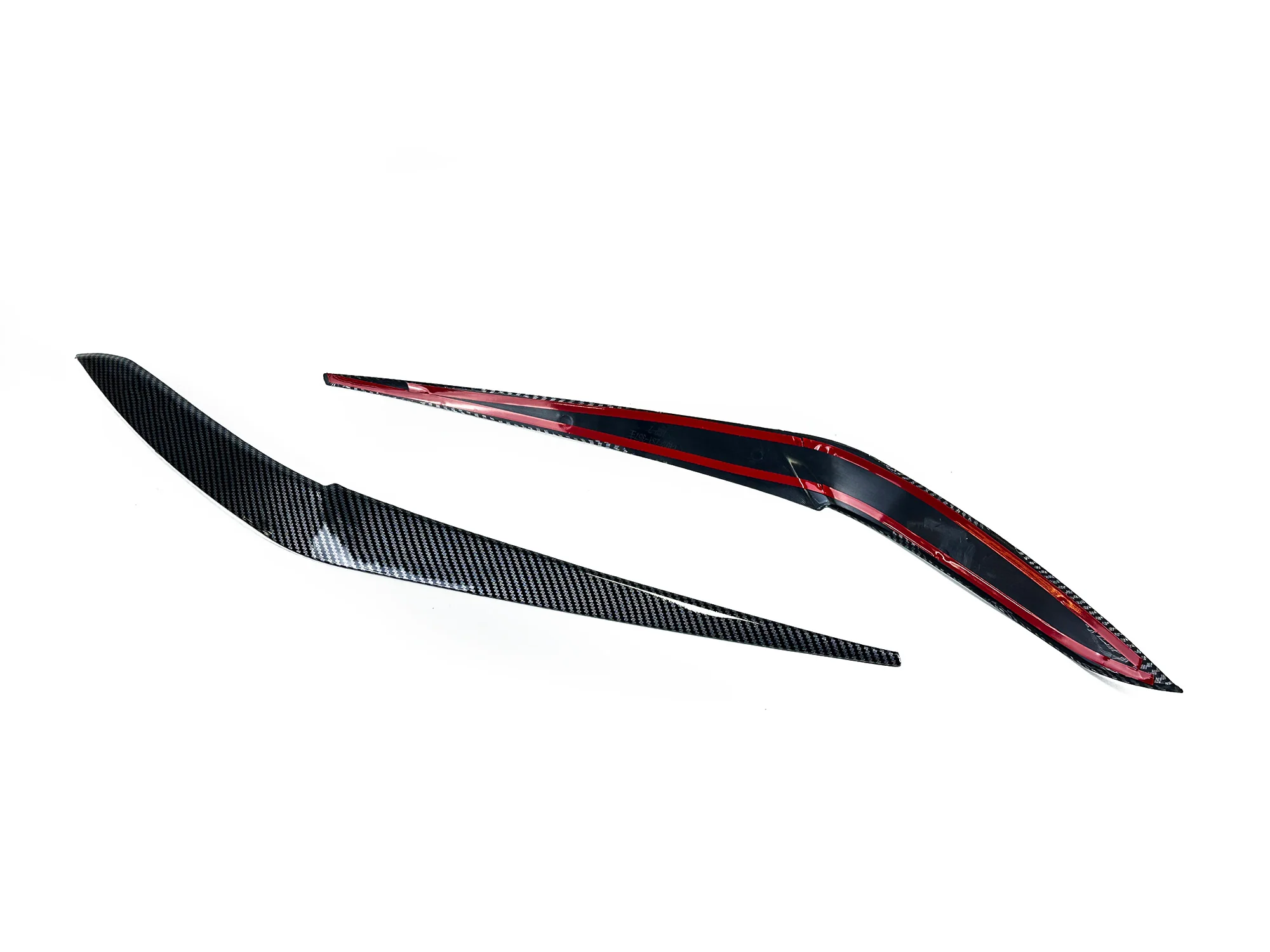 Headlight Eyelid Eyebrow Trim For BMW X5 G05 X6 G06 2019-2023 Carbon Look / Glossy Black - Image 14