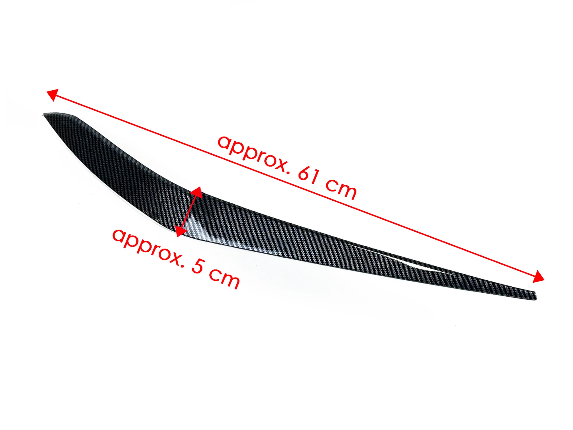 Headlight Eyelid Eyebrow Trim For BMW X5 G05 X6 G06 2019-2023 Carbon Look / Glossy Black - Image 19