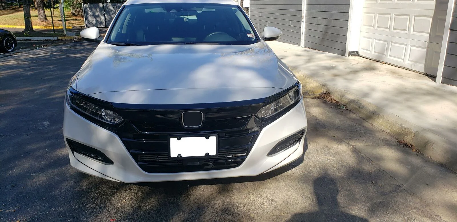 ABS Glossy Black Lip Front Grille Cover Moulding Trim For Honda Accord 2018-2020 - Image 13