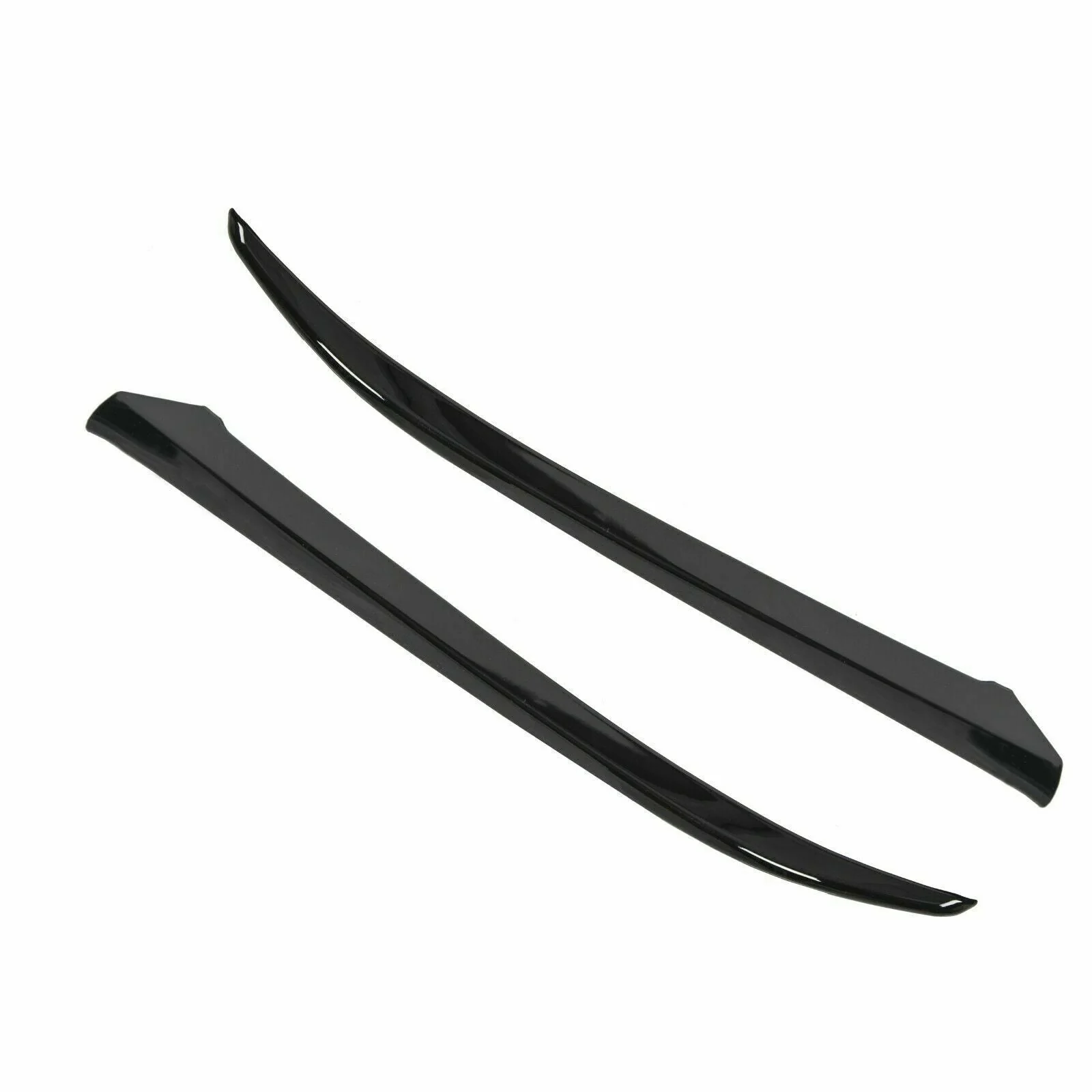 ABS Glossy Black Lip Front Grille Cover Moulding Trim For Honda Accord 2018-2020 - Image 8