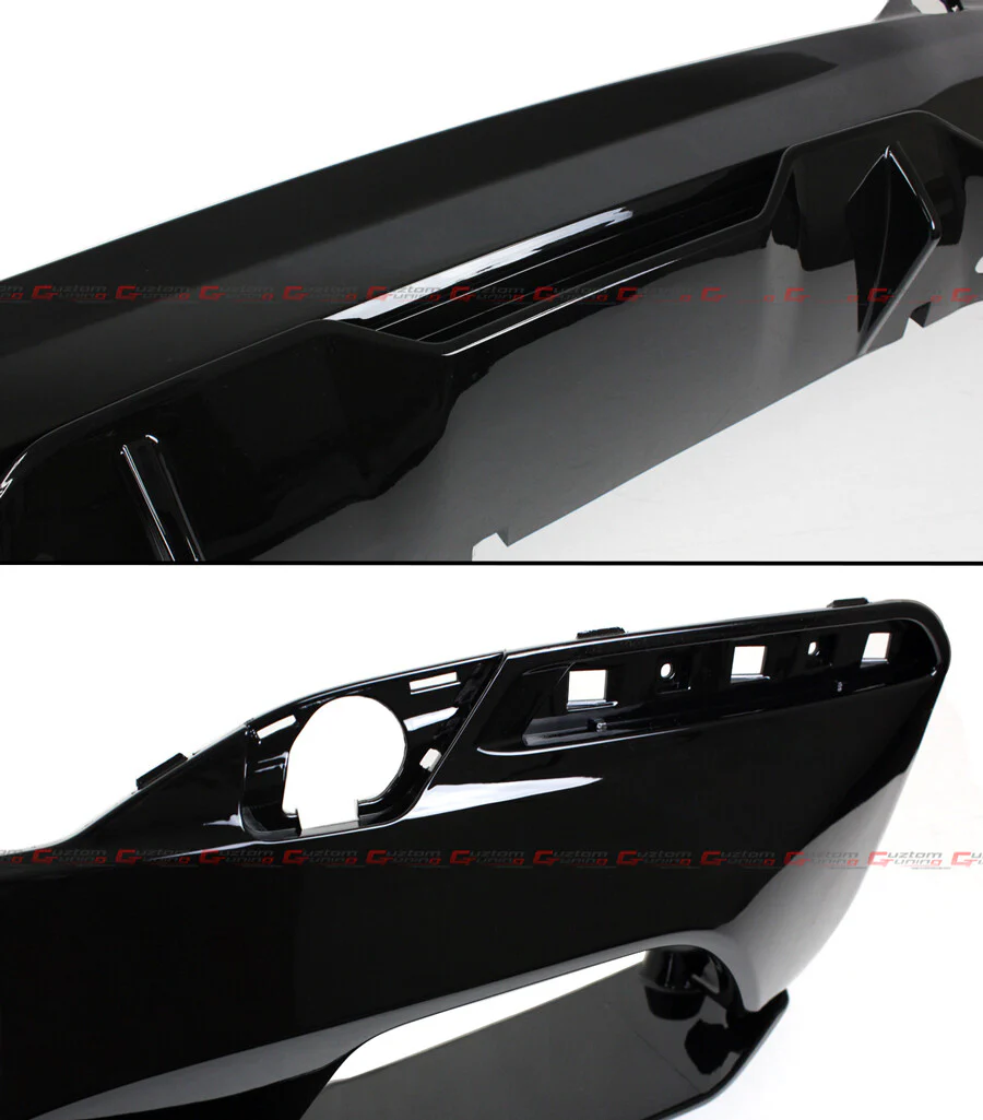 Glossy Black Style Rear Bumper Diffuser For 2017-2023 BMW G30 M550i - Image 4
