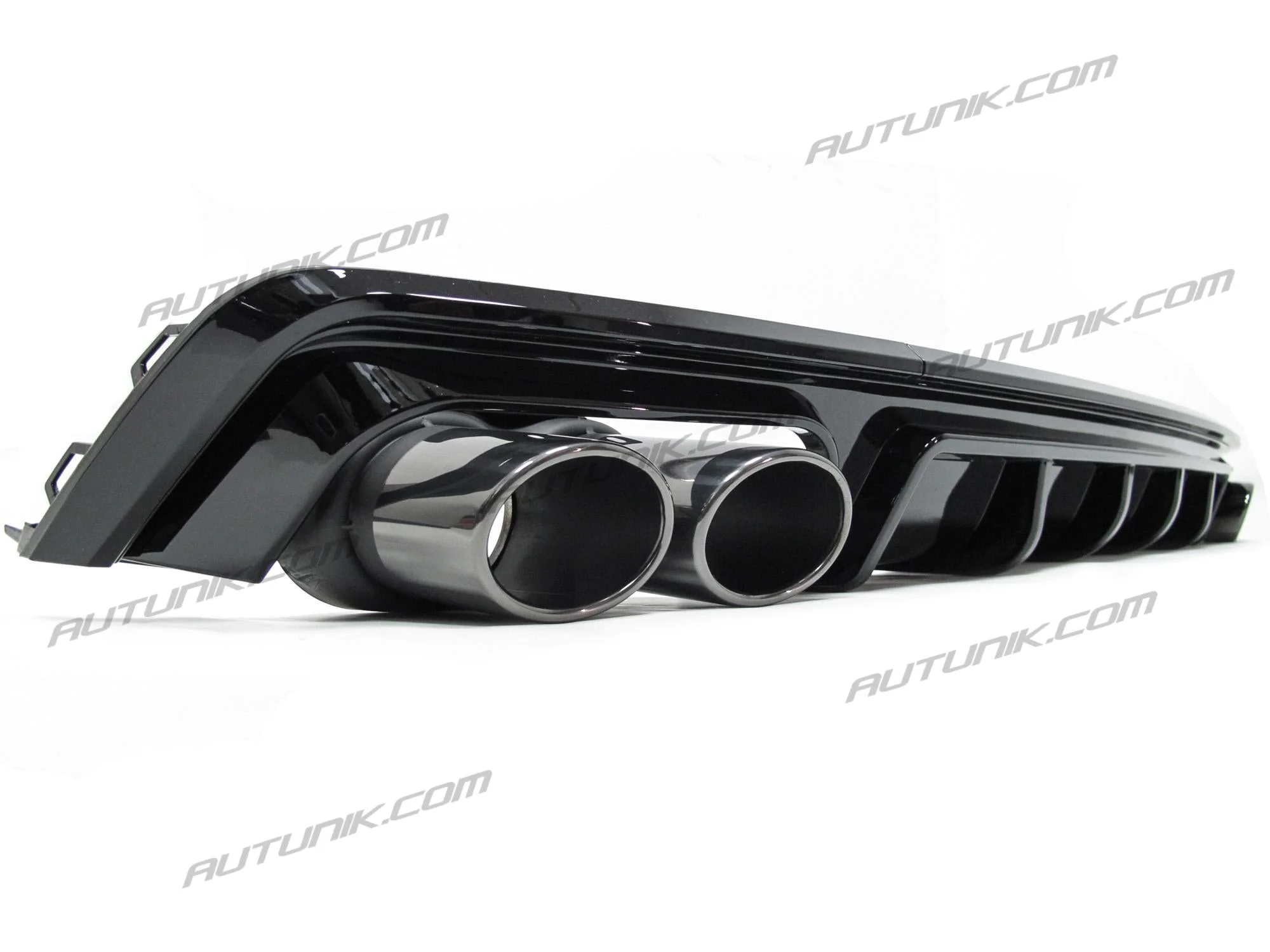 Rear Diffuser + Black Exhaust Tips for AUDI A6 C8 S-line S6 2019-2026 - Image 7
