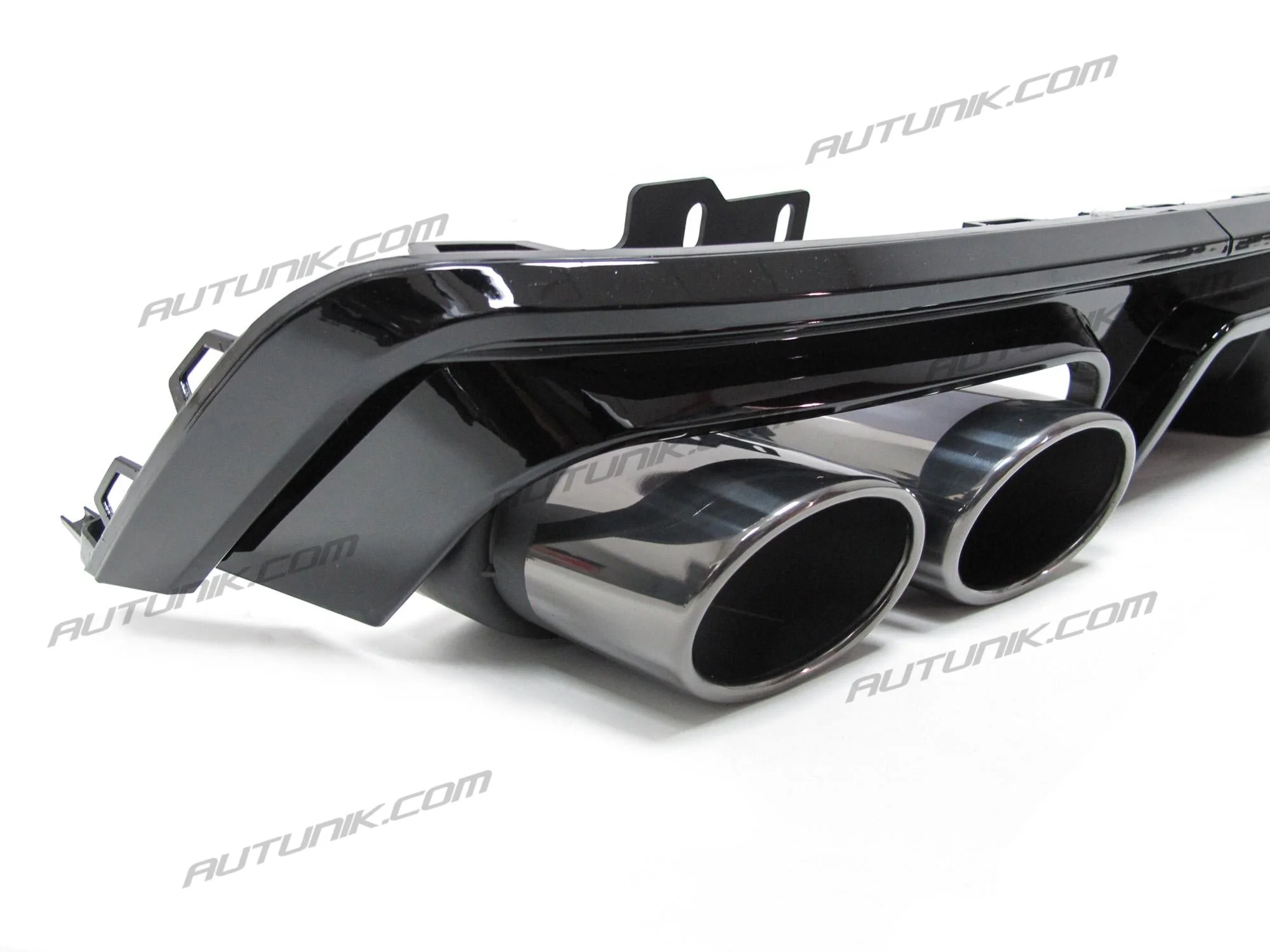 Rear Diffuser + Black Exhaust Tips for AUDI A6 C8 S-line S6 2019-2026 - Image 8