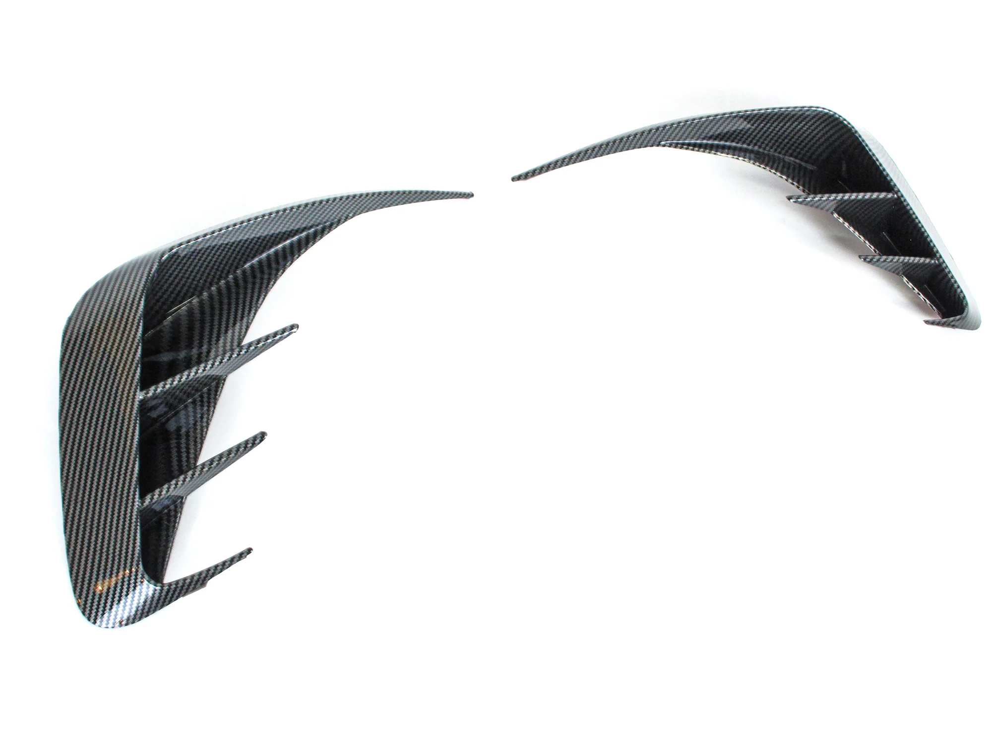 Gloss Black Rear Bumper Side Vent Splitter for BMW 3-Series G20 m340i 330i M-Sport 2019-2022 - Image 18