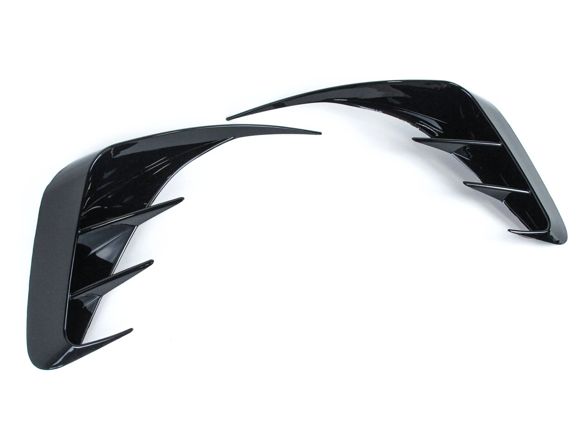 Gloss Black Rear Bumper Side Vent Splitter for BMW 3-Series G20 m340i 330i M-Sport 2019-2022 - Image 7