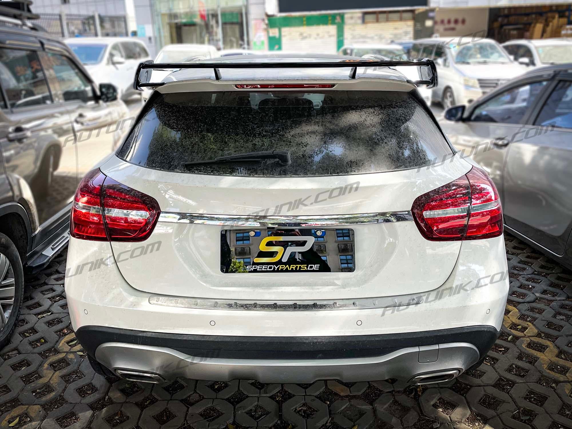 Glossy Black Rear Roof Spoiler Wing for Mercedes Benz GLA X156 GLA180 GLA200 GLA250 GLA45 2014-2020 - Image 3