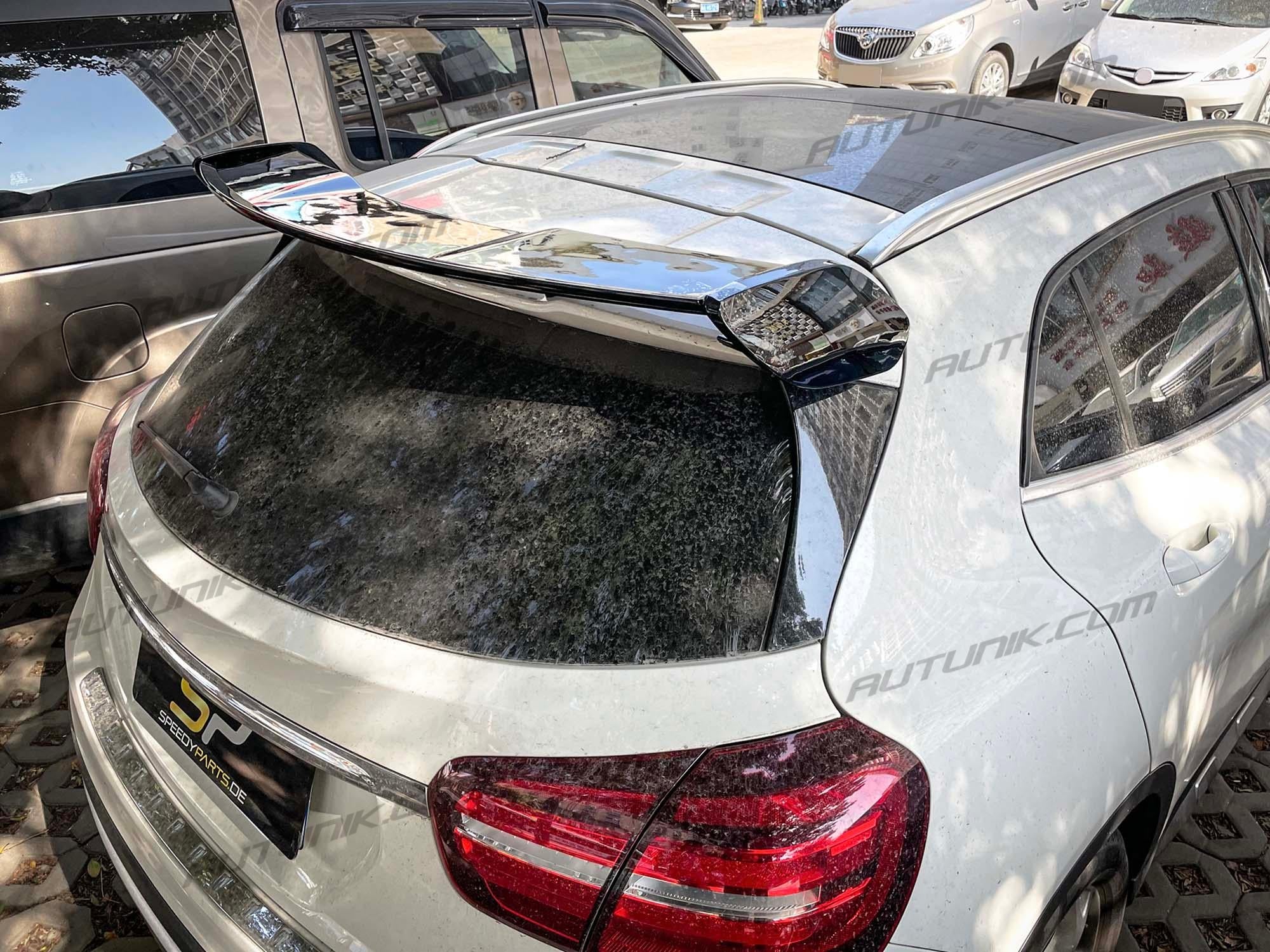 Glossy Black Rear Roof Spoiler Wing for Mercedes Benz GLA X156 GLA180 GLA200 GLA250 GLA45 2014-2020 - Image 4