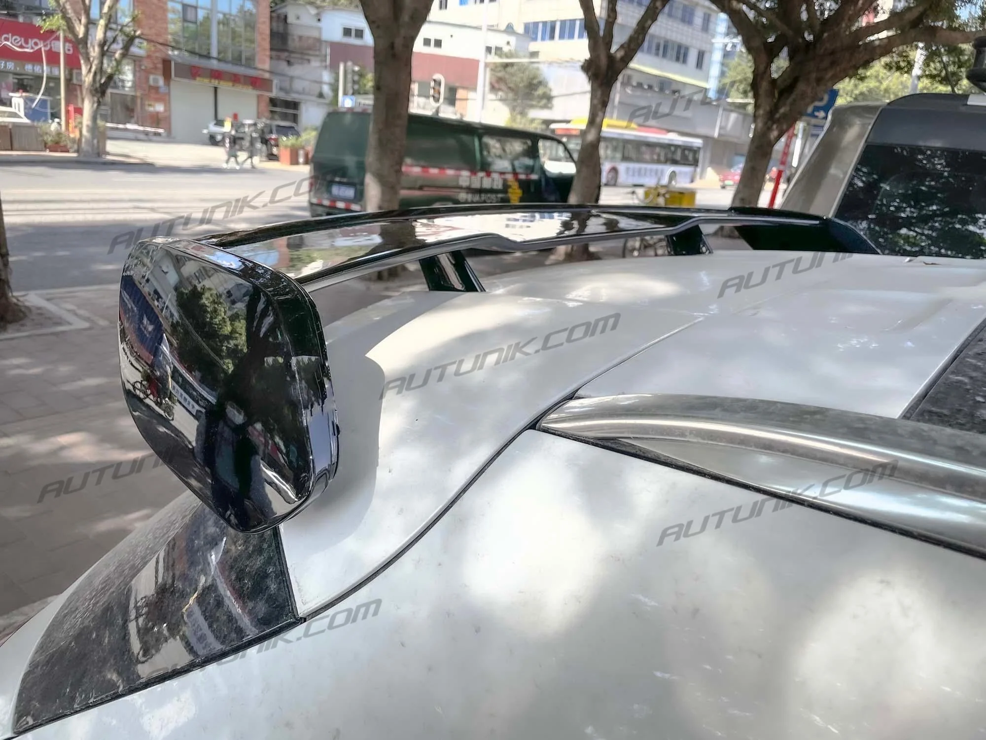 Glossy Black Rear Roof Spoiler Wing for Mercedes Benz GLA X156 GLA180 GLA200 GLA250 GLA45 2014-2020 - Image 6