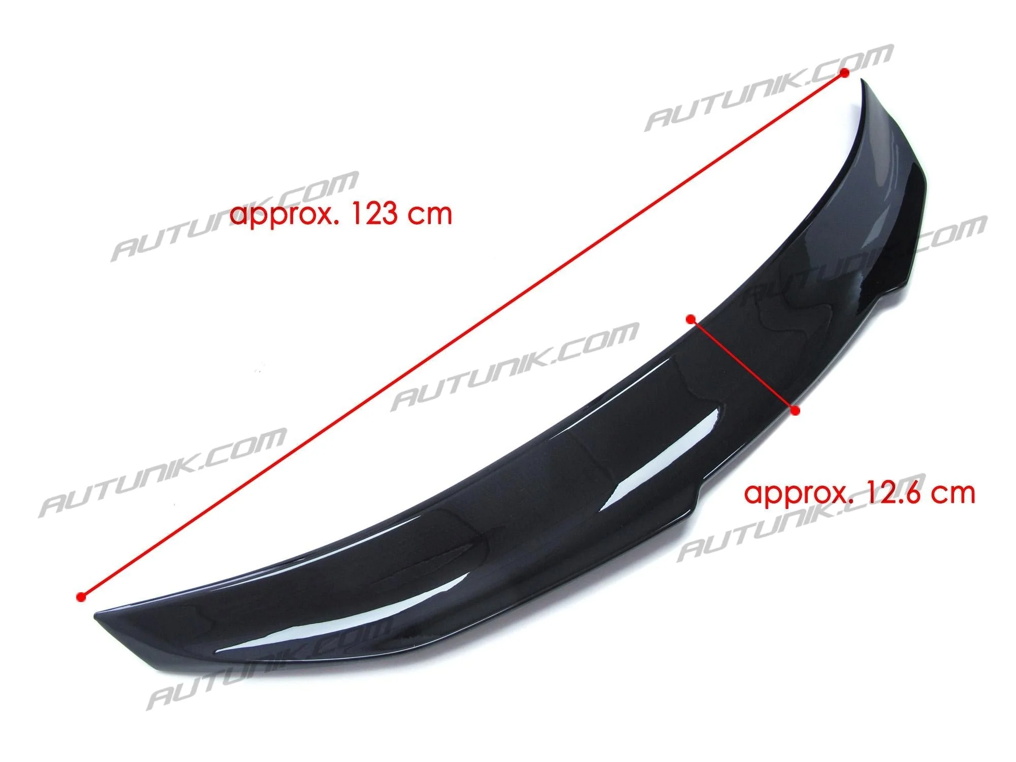 Gloss Black Rear Trunk Spoiler For Infiniti Q50 Q50S 2014-2024 - Image 11