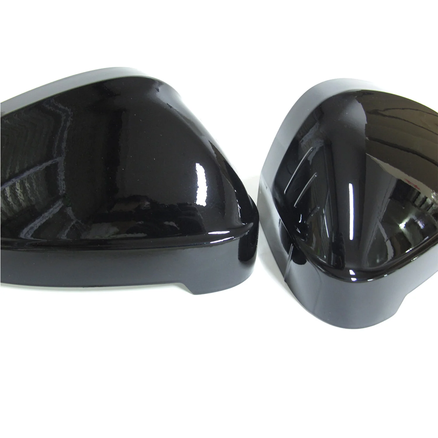 Gloss Black Side Mirror Cover Caps Replacement Fit Audi A4 A5 S4 S5 RS5 B9 2017-2025 Without Assist - Image 7