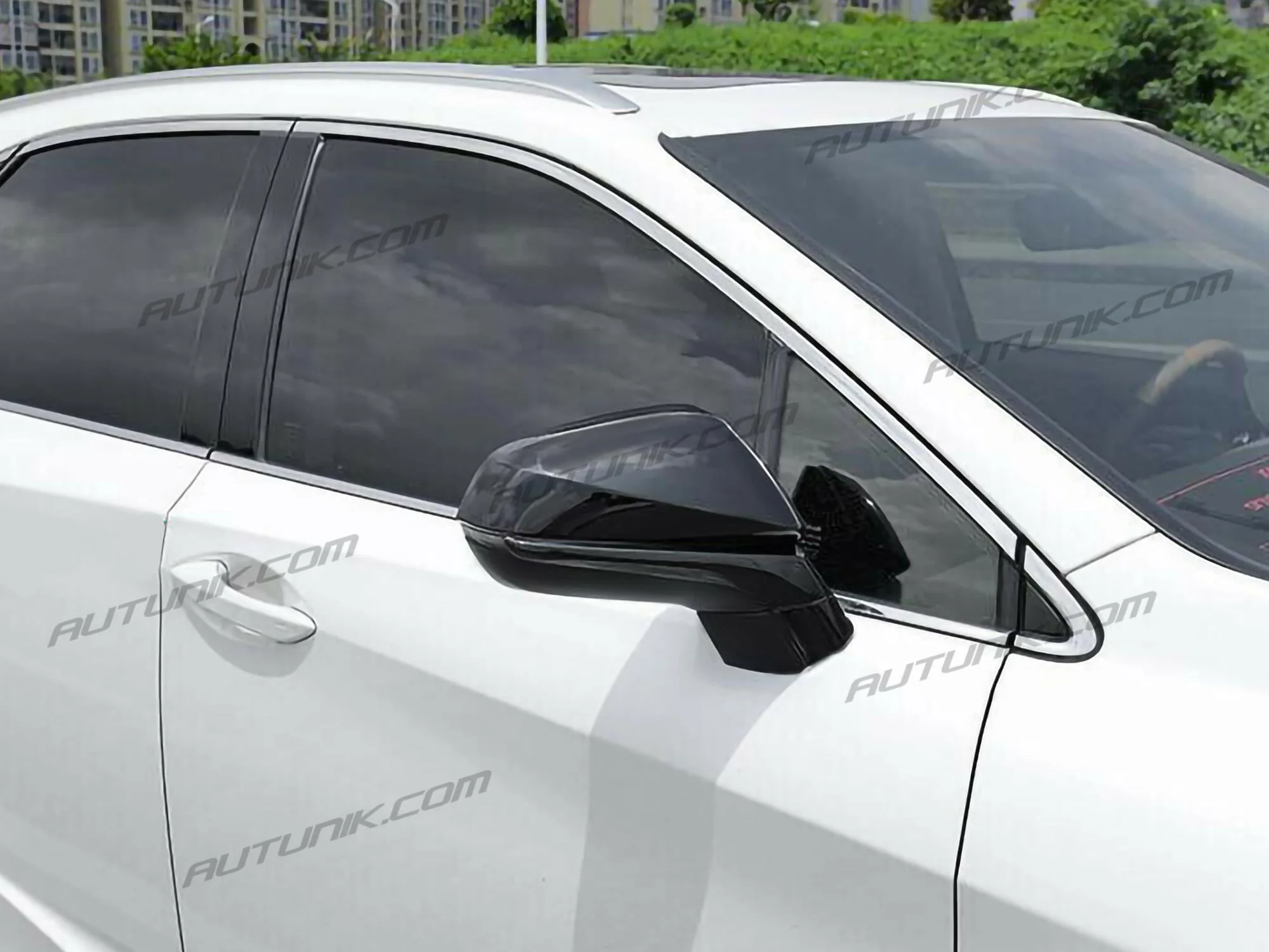 Gloss Black Side Mirror Cover Caps for Lexus NX 2015-2021 & RX 2016-2022 - Image 2