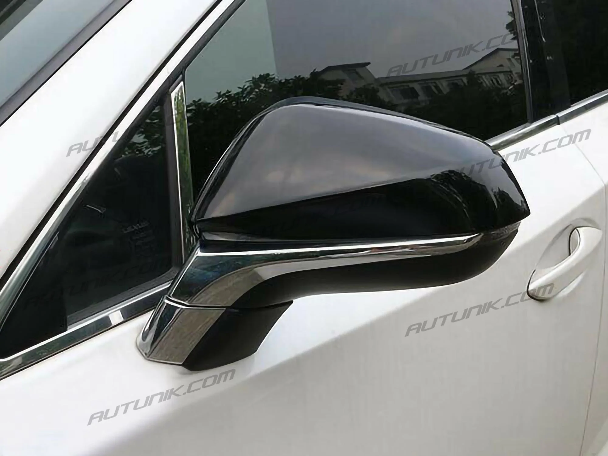 Gloss Black Side Mirror Cover Caps for Lexus NX 2015-2021 & RX 2016-2022 - Image 3