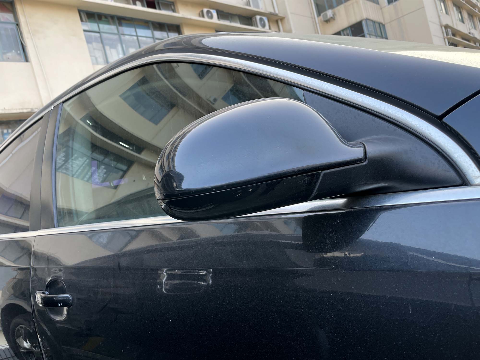 Pair L+R For VW Golf 5 Jetta Mk5 GTI Glossy Black Side Mirror Cover Caps Replacement - Image 3