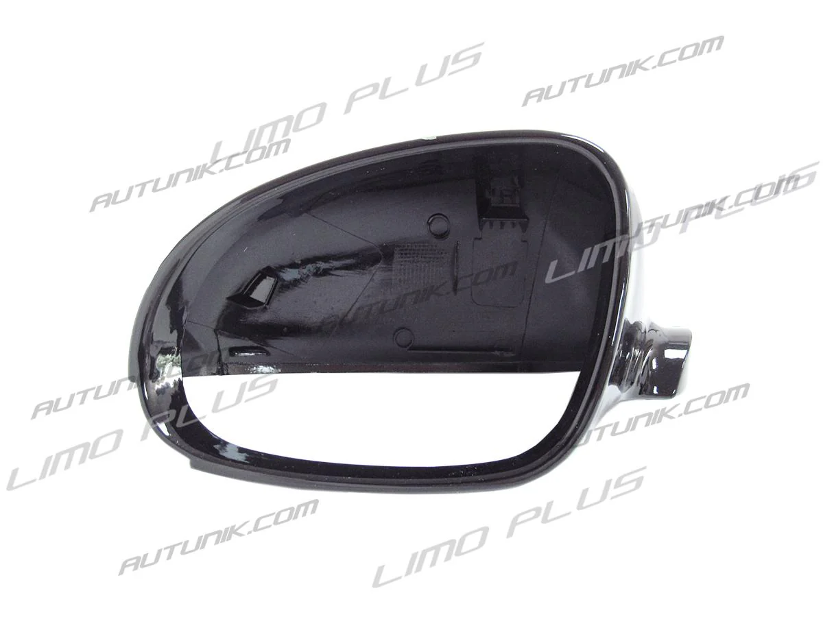 Pair L+R For VW Golf 5 Jetta Mk5 GTI Glossy Black Side Mirror Cover Caps Replacement - Image 9