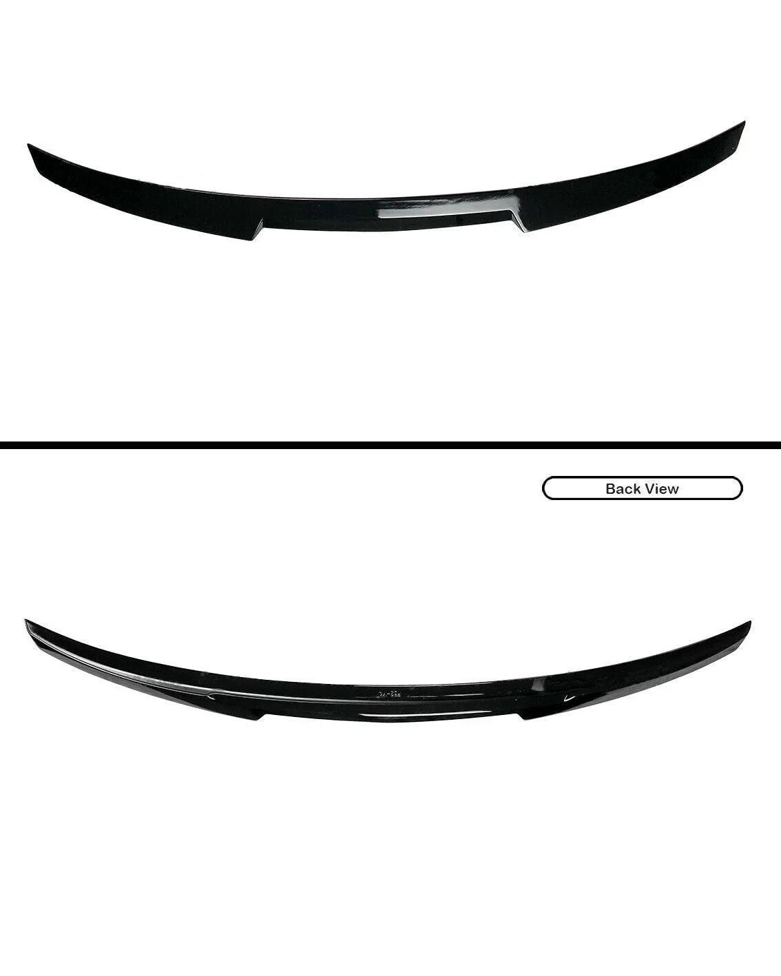 Glossy Black Rear Trunk Spoiler Wing For Audi A4 B8 Sedan 2009-2012 - Image 3