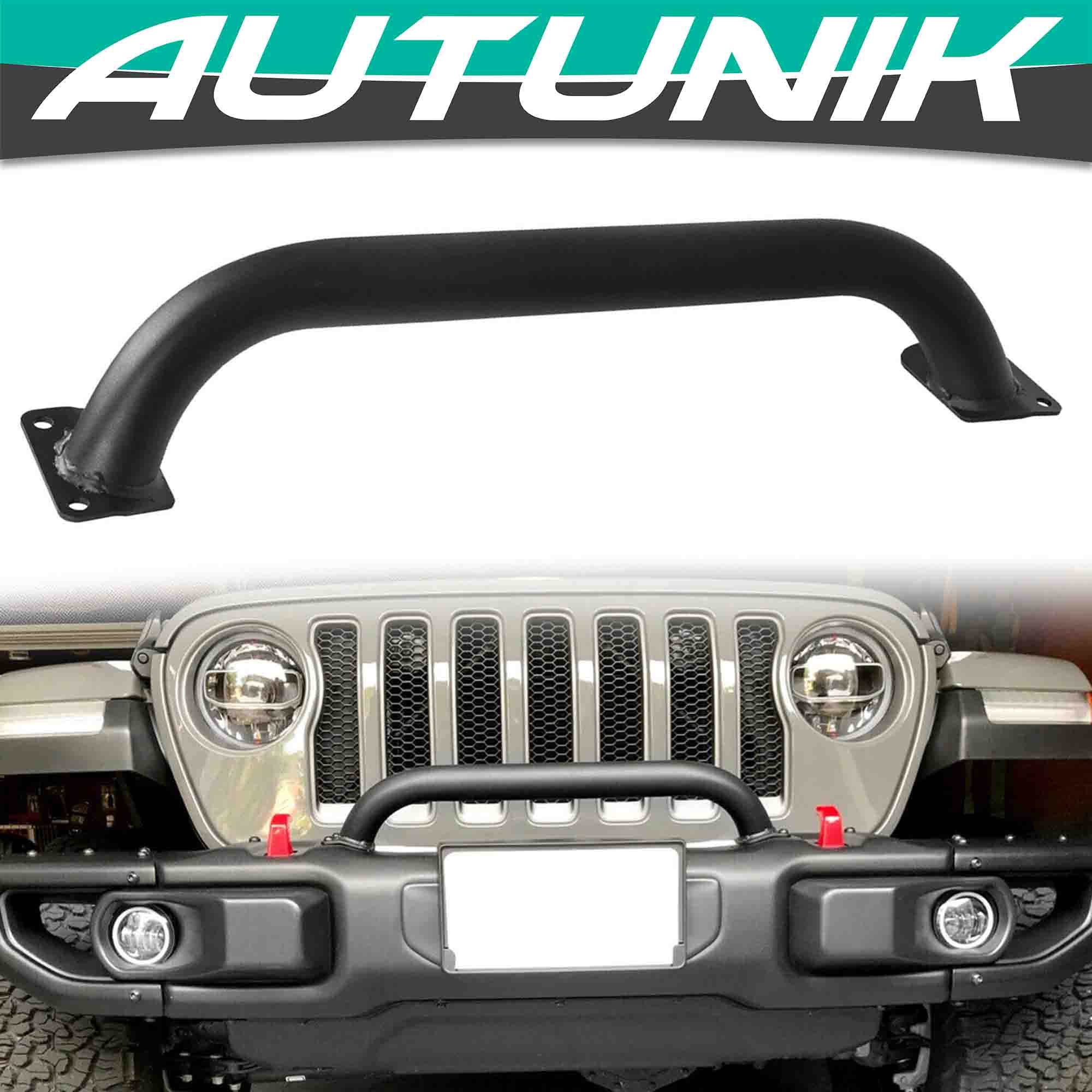 Grille Winch Brush Guard For 82215351 Jeep Wrangler Gladiator JL JT 2019-2023