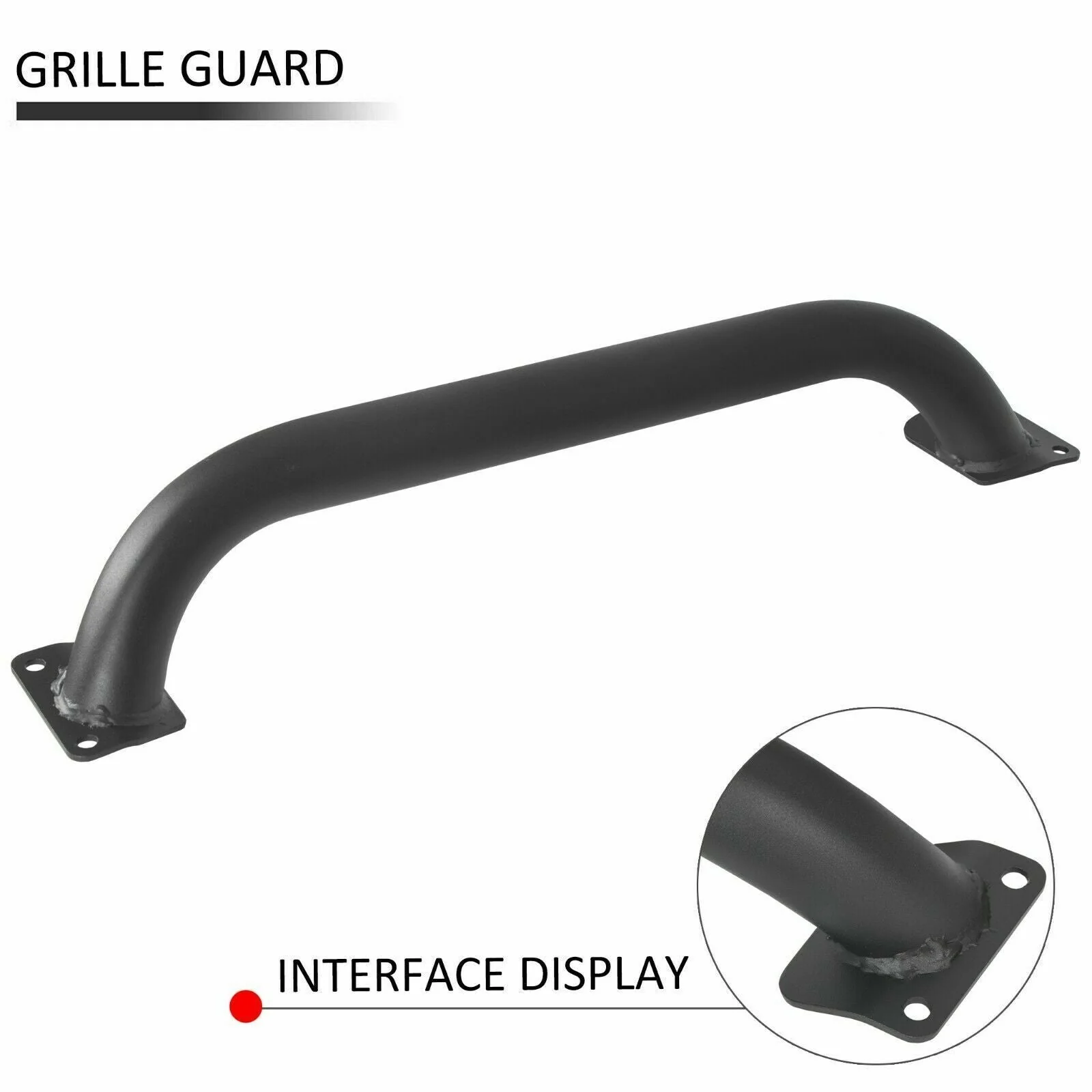Grille Winch Brush Guard For 82215351 Jeep Wrangler Gladiator JL JT 2019-2023 - Image 4