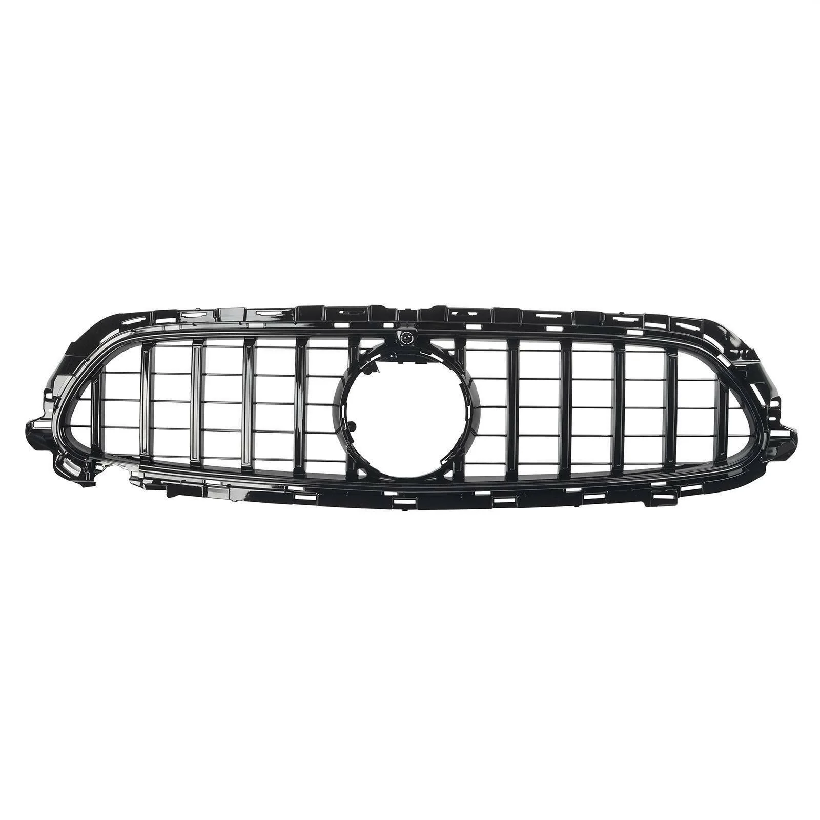 All Black GTR Front Grille For Mercedes E-Class W213 Sedan/Coupe 2021-2023 AMG Version - Image 3