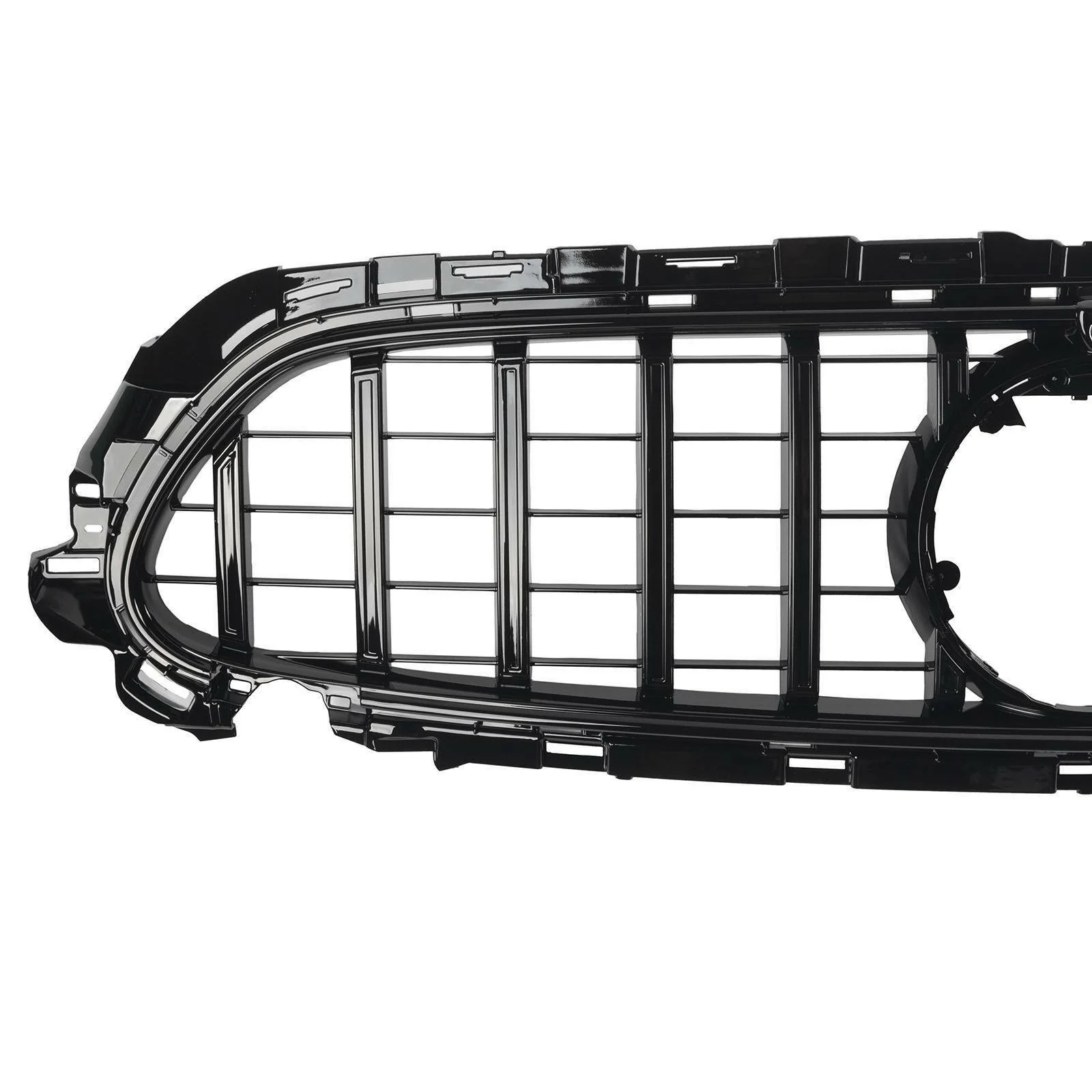 All Black GTR Front Grille For Mercedes E-Class W213 Sedan/Coupe 2021-2023 AMG Version - Image 4