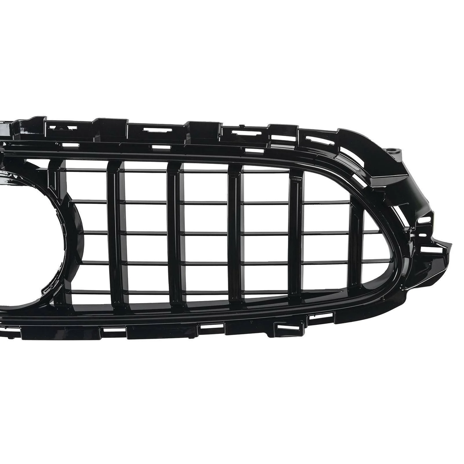 All Black GTR Front Grille For Mercedes E-Class W213 Sedan/Coupe 2021-2023 AMG Version - Image 5