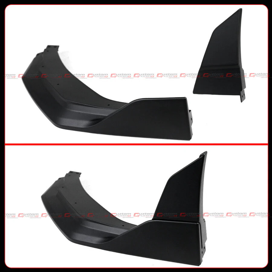GT-V Style Winglet Front Bumper Lip Splitter For 2024-2025 Ford Mustang S650 AMPP - Image 8