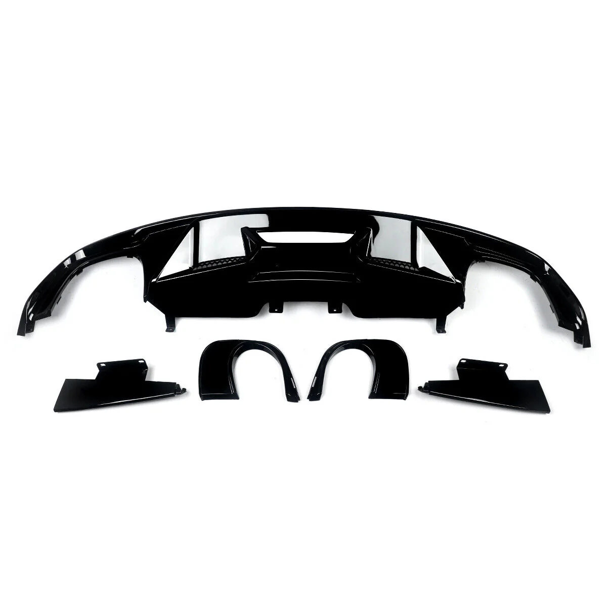 Rear Diffuser Gloss Black for Ford Mustang 2015-2017 - Image 10