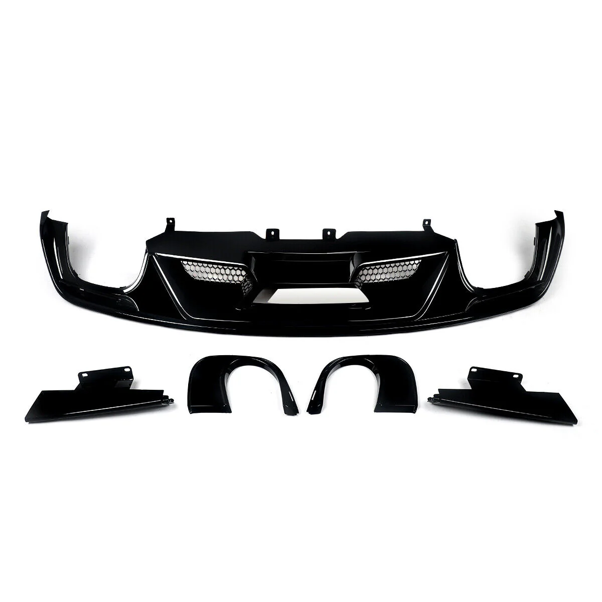 Rear Diffuser Gloss Black for Ford Mustang 2015-2017 - Image 5