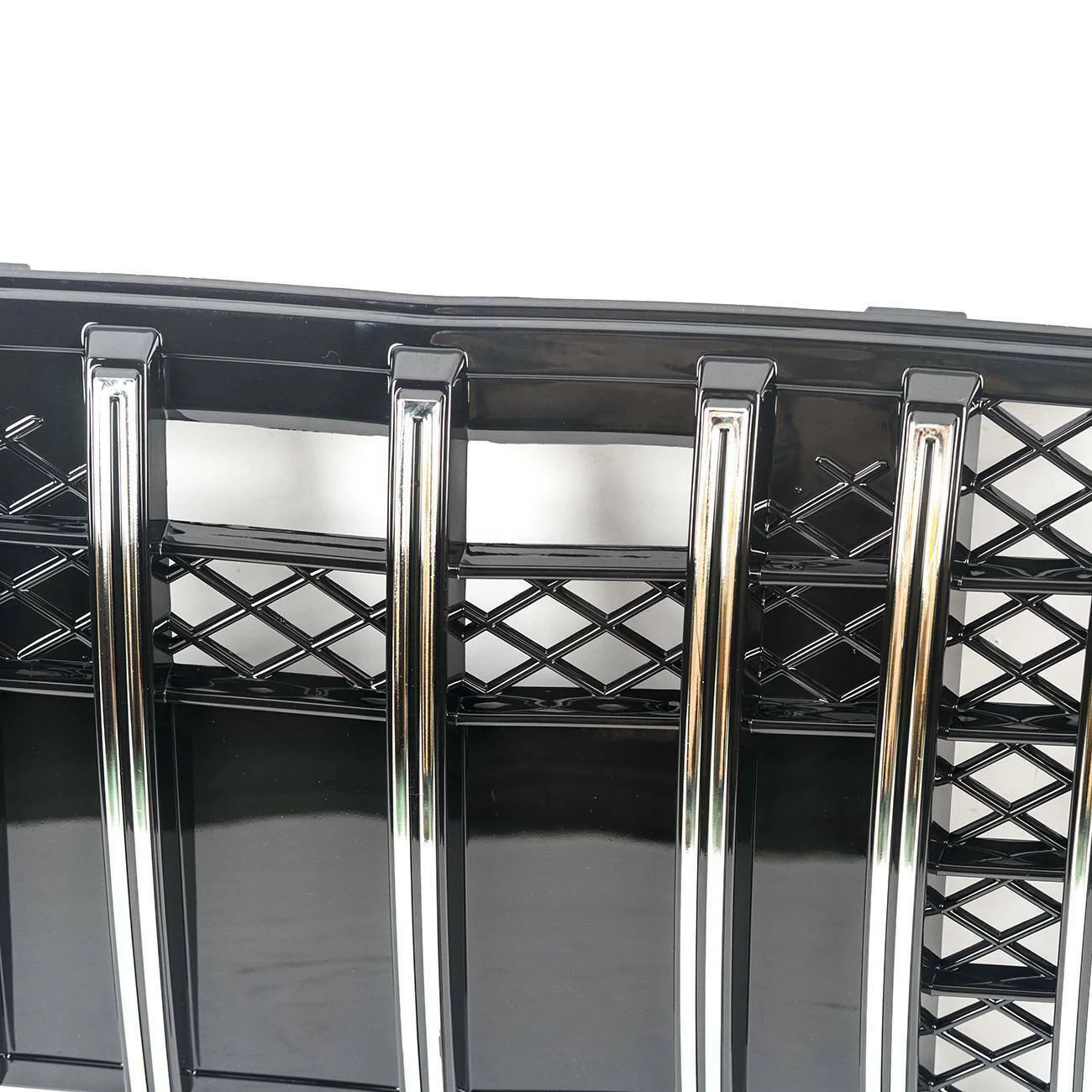 Chrome Front Grill For Mercedes W211 E-Class E320 E500 2003-2006 w/o Camera - Image 5