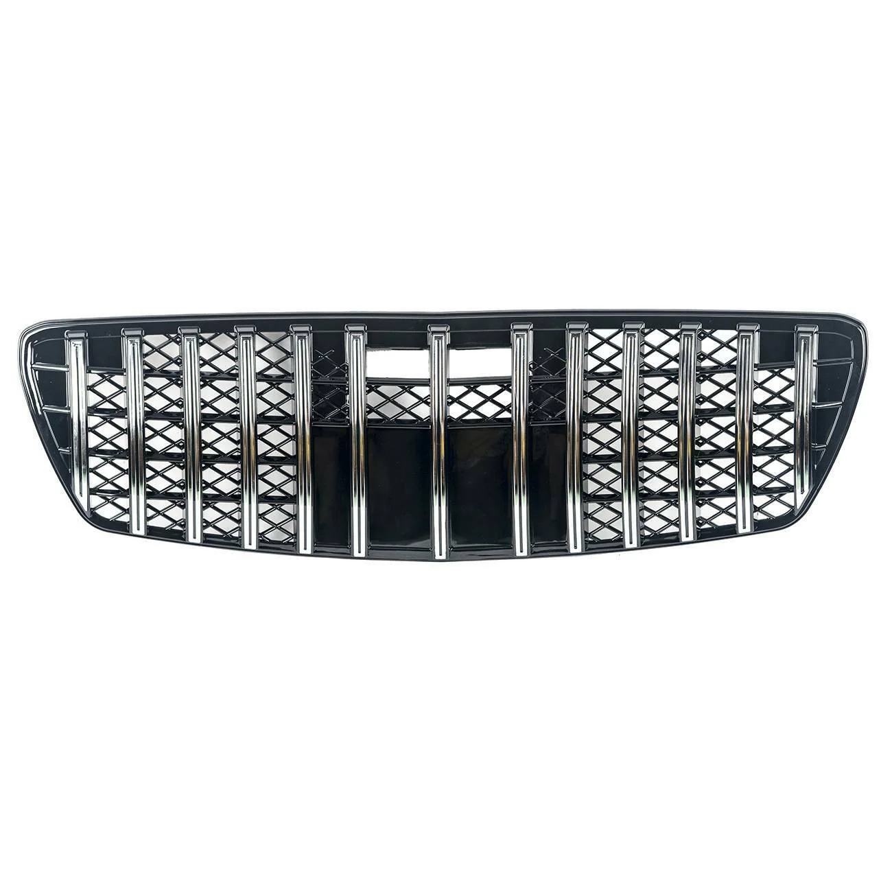 Chrome Front Grill For Mercedes W211 E-Class E320 E500 2003-2006 w/o Camera - Image 9