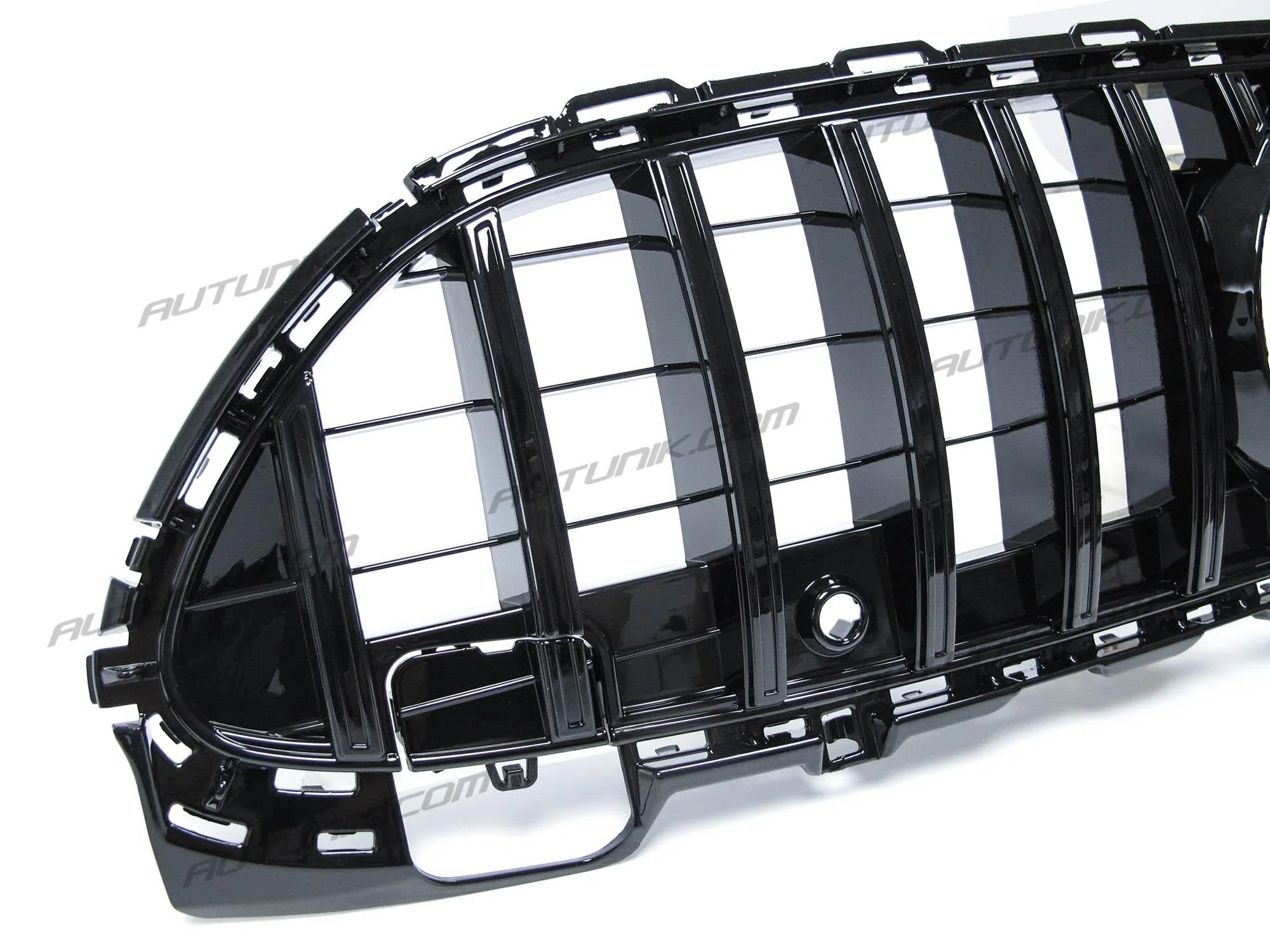 Gloss Black Front Grille Grill For Mercede C-Class W206 C300 C43 AMG Sedan 2022-2025 (not fit standard version) - Image 9