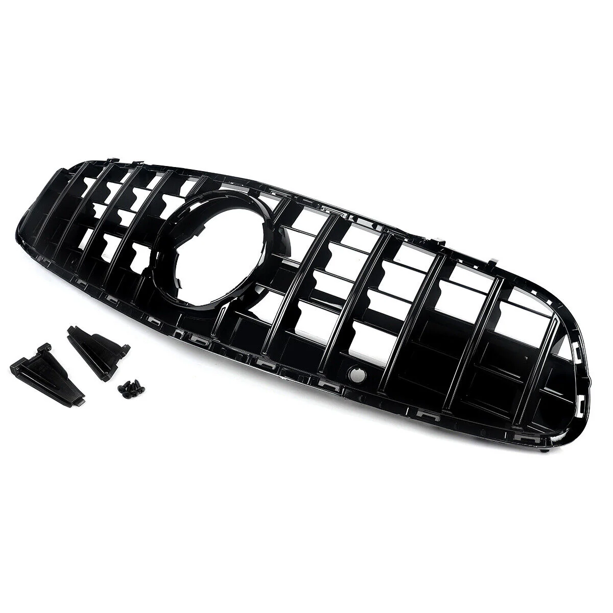 Front Bumper Grill Chrome / Black for Mercedes R231 SL SL450 SL500 SL550 2017-2020 w/o Camera - Image 10