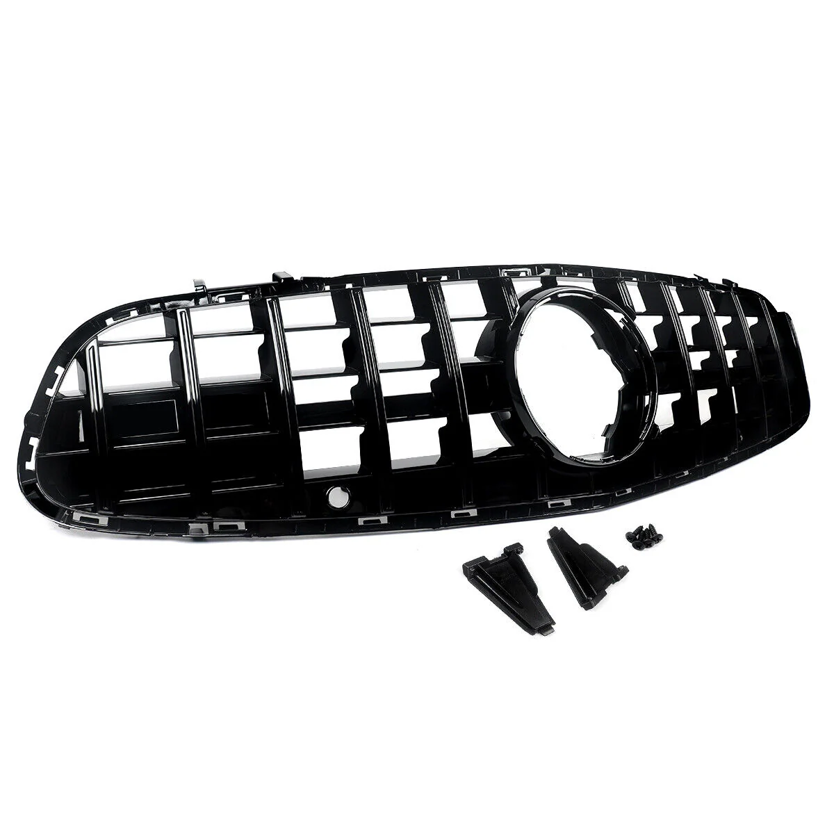 Front Bumper Grill Chrome / Black for Mercedes R231 SL SL450 SL500 SL550 2017-2020 w/o Camera - Image 9