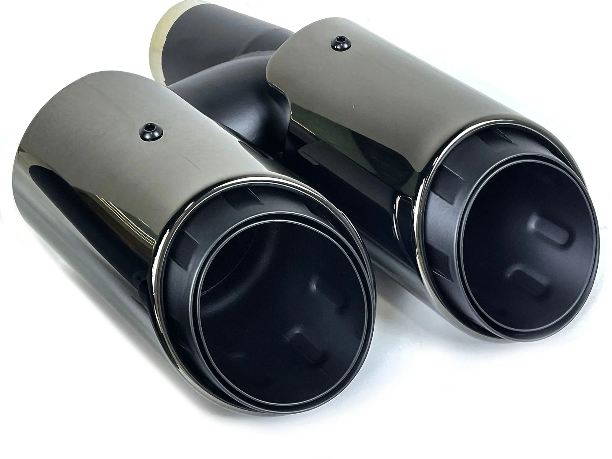 3-Layer Black Exhaust Tips Tail Pipes for Porsche 970 Panamera 2010-2013 - Image 12
