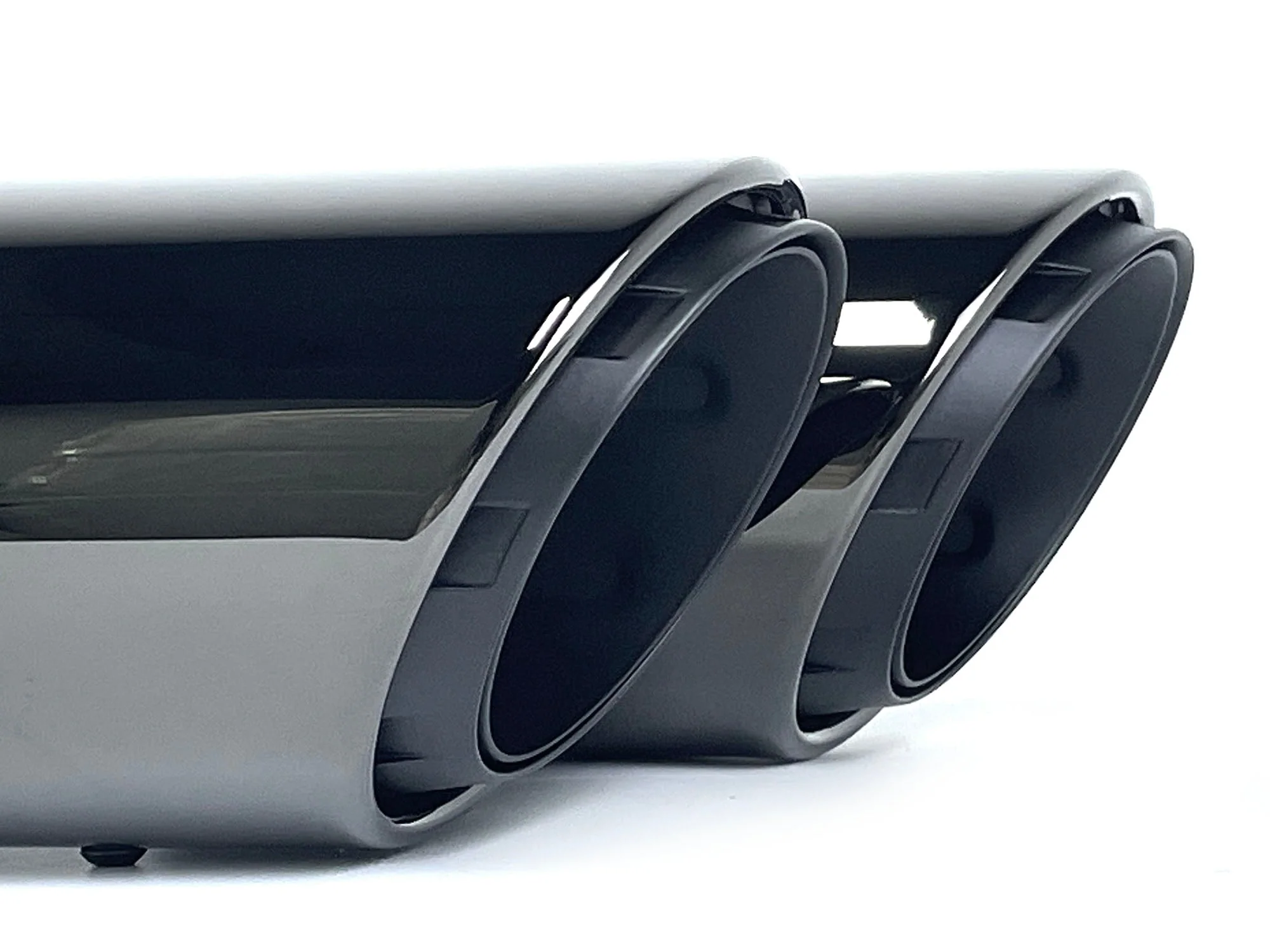 3-Layer Black Exhaust Tips Tail Pipes for Porsche 970 Panamera 2010-2013 - Image 9