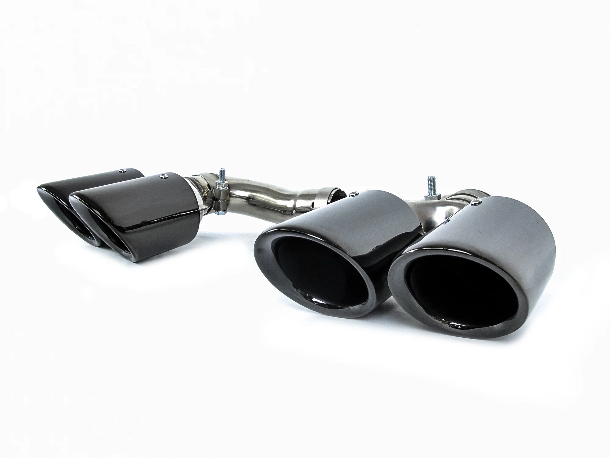 Gloss Black Rear Muffler Exhaust Tips for Porsche Cayenne Base Coupe 2019-2026 - Image 7