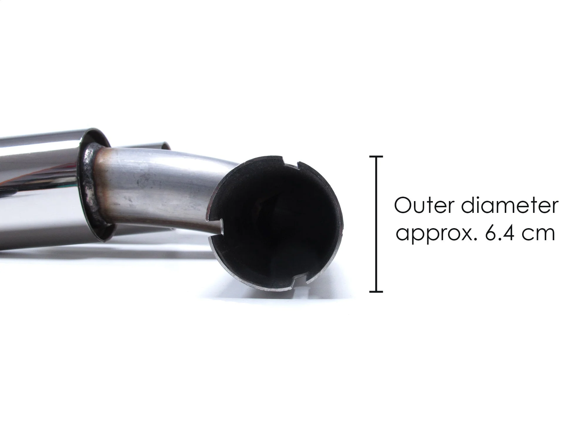 Silver Exhaust Muffler Tips For Porsche Cayenne Base 2019-2026 (GAS Only) - Image 12