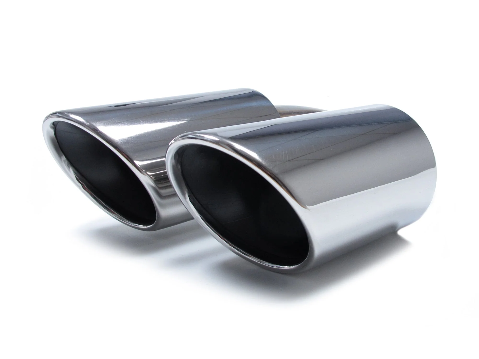 Silver Exhaust Muffler Tips For Porsche Cayenne Base 2019-2026 (GAS Only) - Image 9