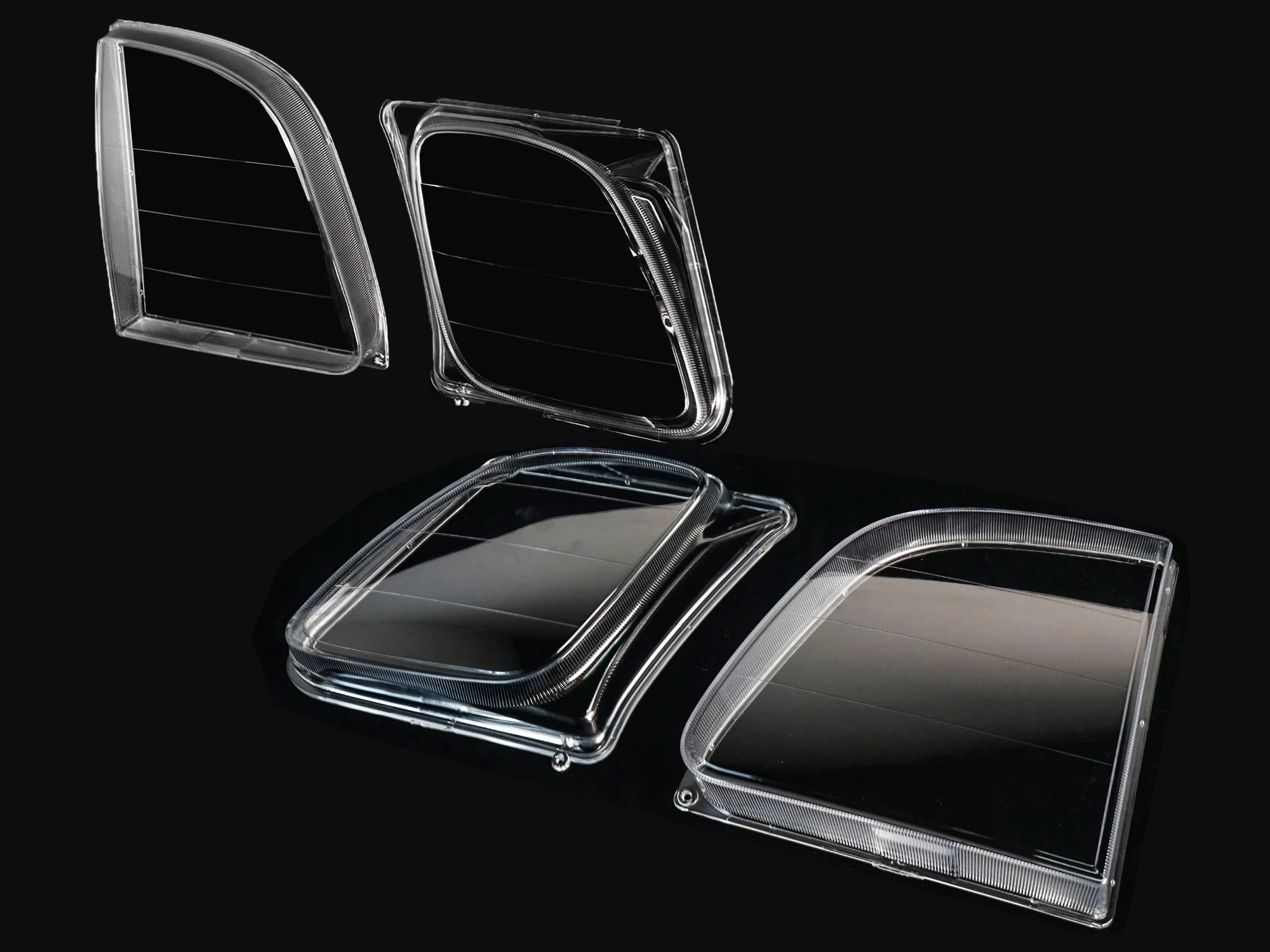 Pair Headlight Lamp Clear Lens Shell Cover + Seal Glue For Lexus LX470 1998-2007 - Image 3