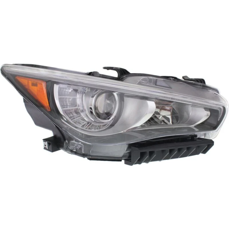 Pair L+R Headlight Lamp for Infiniti Q50 Sedan 2014-2017 - Image 3