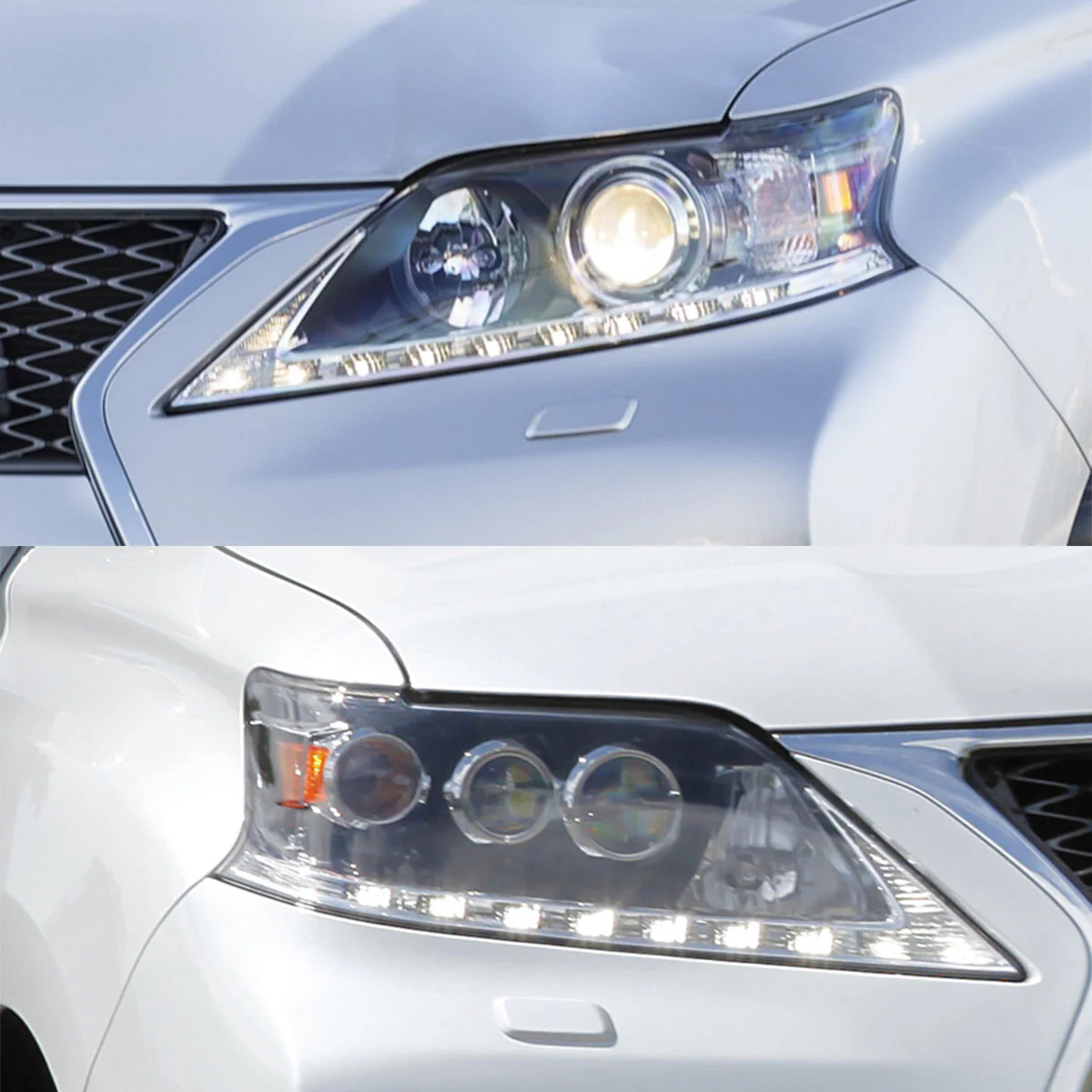 Headlight Lens Cover Right & Left Headlamp Cover For 2012-2015 Lexus RX270/350/450h - Image 2