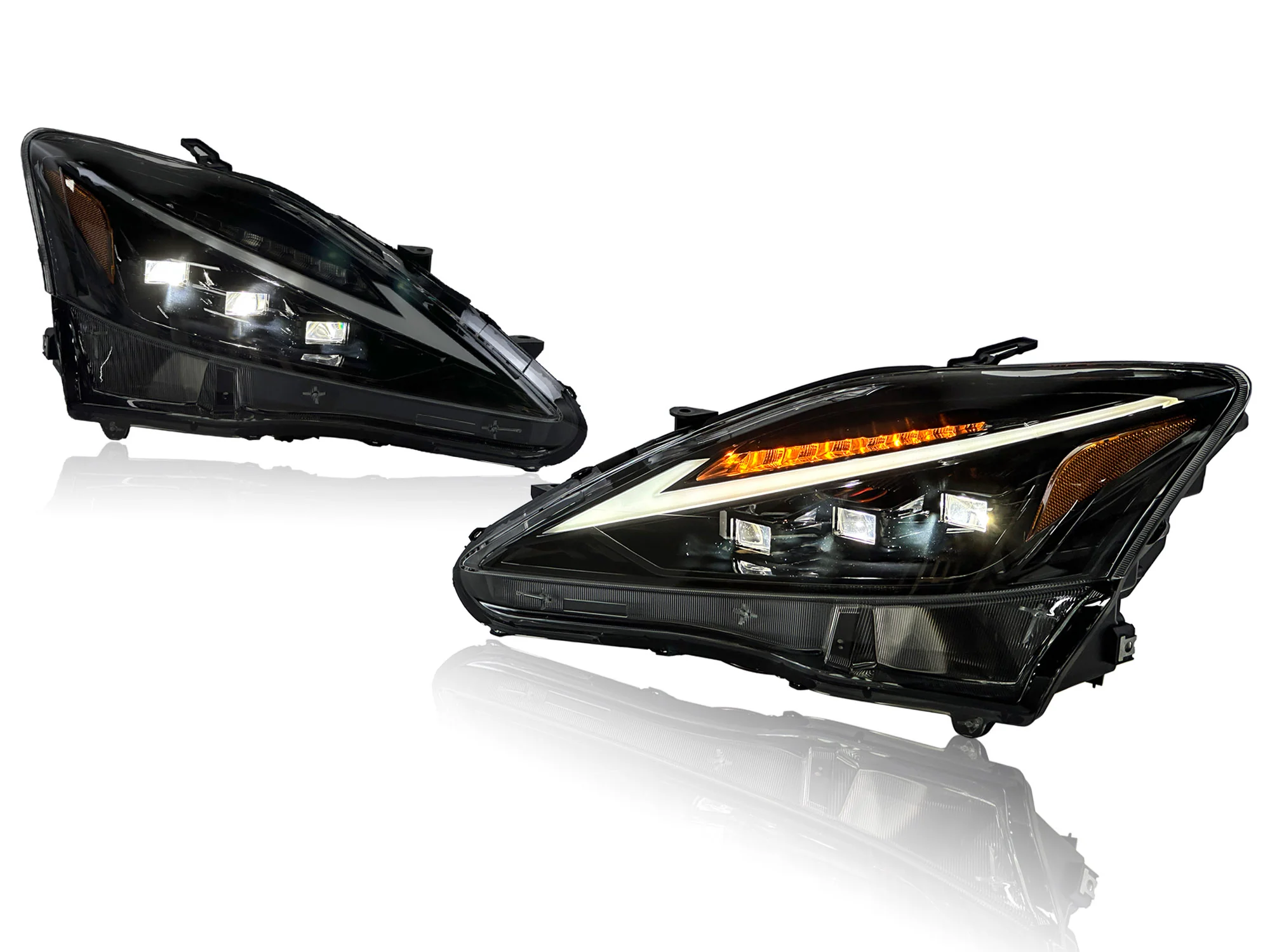 Headlights Assembly Projector LED DRL for Lexus IS250 IS350 2006-2013 - Image 6