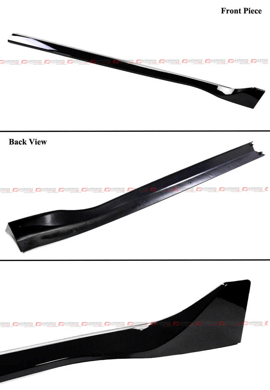Gloss Black Side Skirt Extension For 2024-2025 Tesla Model 3 - Image 3