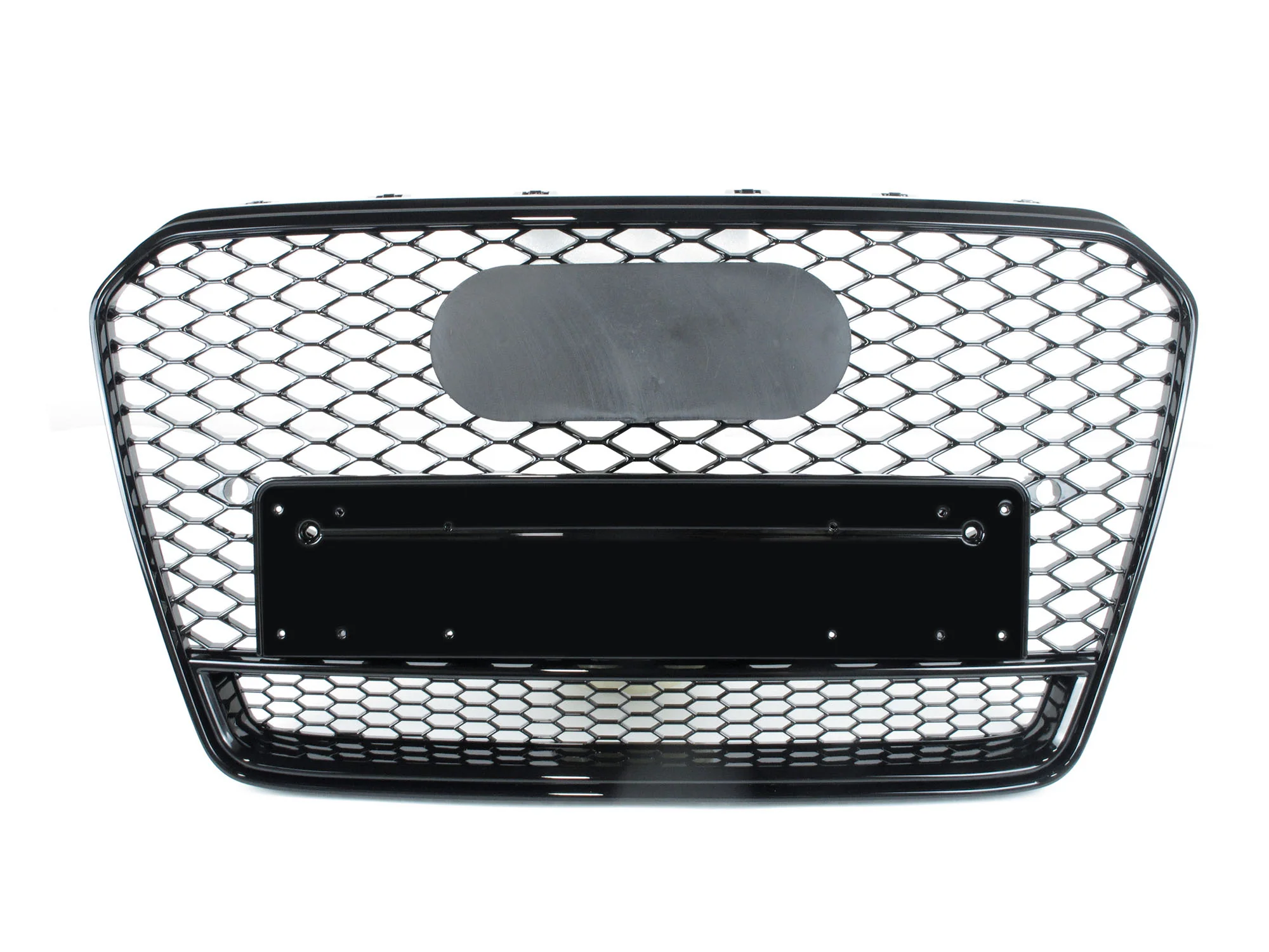 Honeycomb Gloss Black Front Grille for Audi A5 B8.5 S5 8T 2013-2016 fg283 - Image 3
