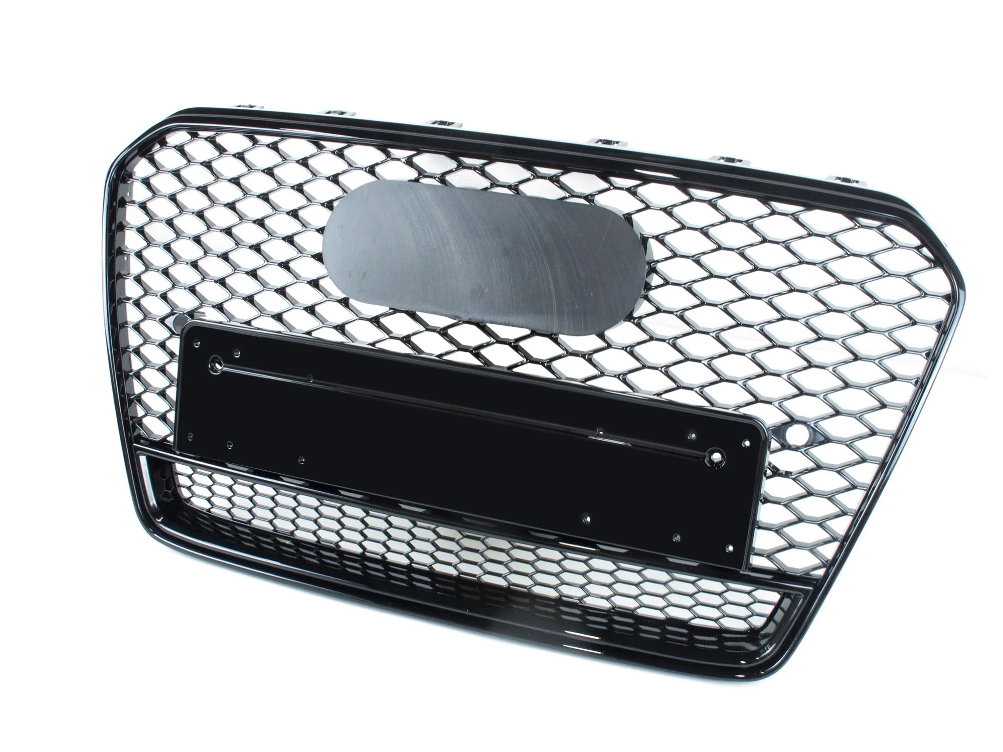 Honeycomb Gloss Black Front Grille for Audi A5 B8.5 S5 8T 2013-2016 fg283 - Image 4