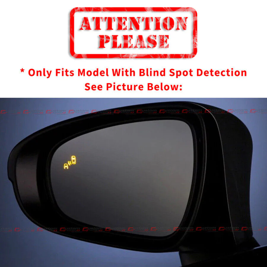 Honeycomb Carbon Fiber Mirror Cover Caps Replacement For 2018-2024 Toyota Camry - Image 3