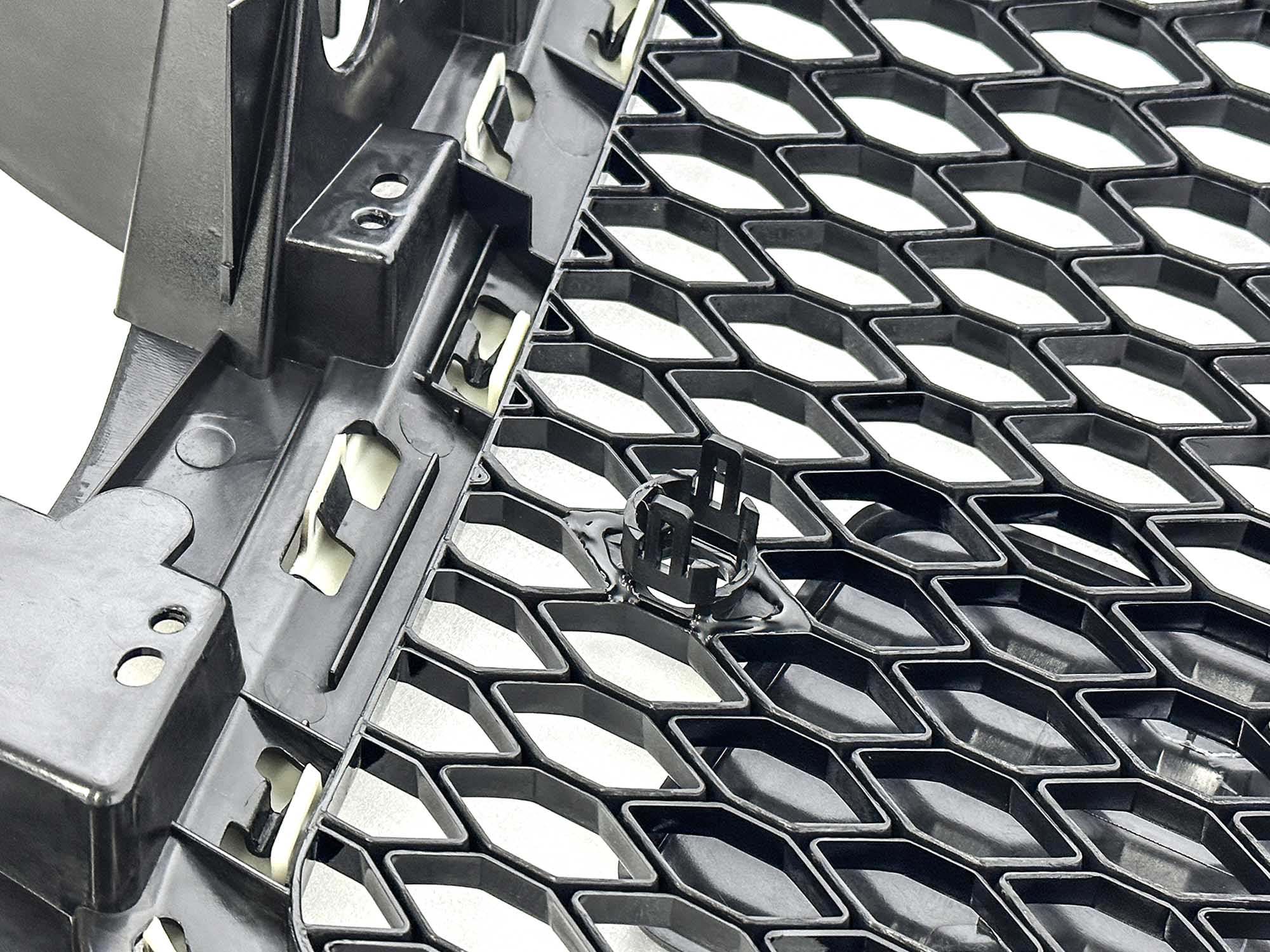 Fits 2009-2012 Audi Q5 SQ5 RSQ5-Style Front Upper Grill Grille Honeycomb Gloss Black - Image 11
