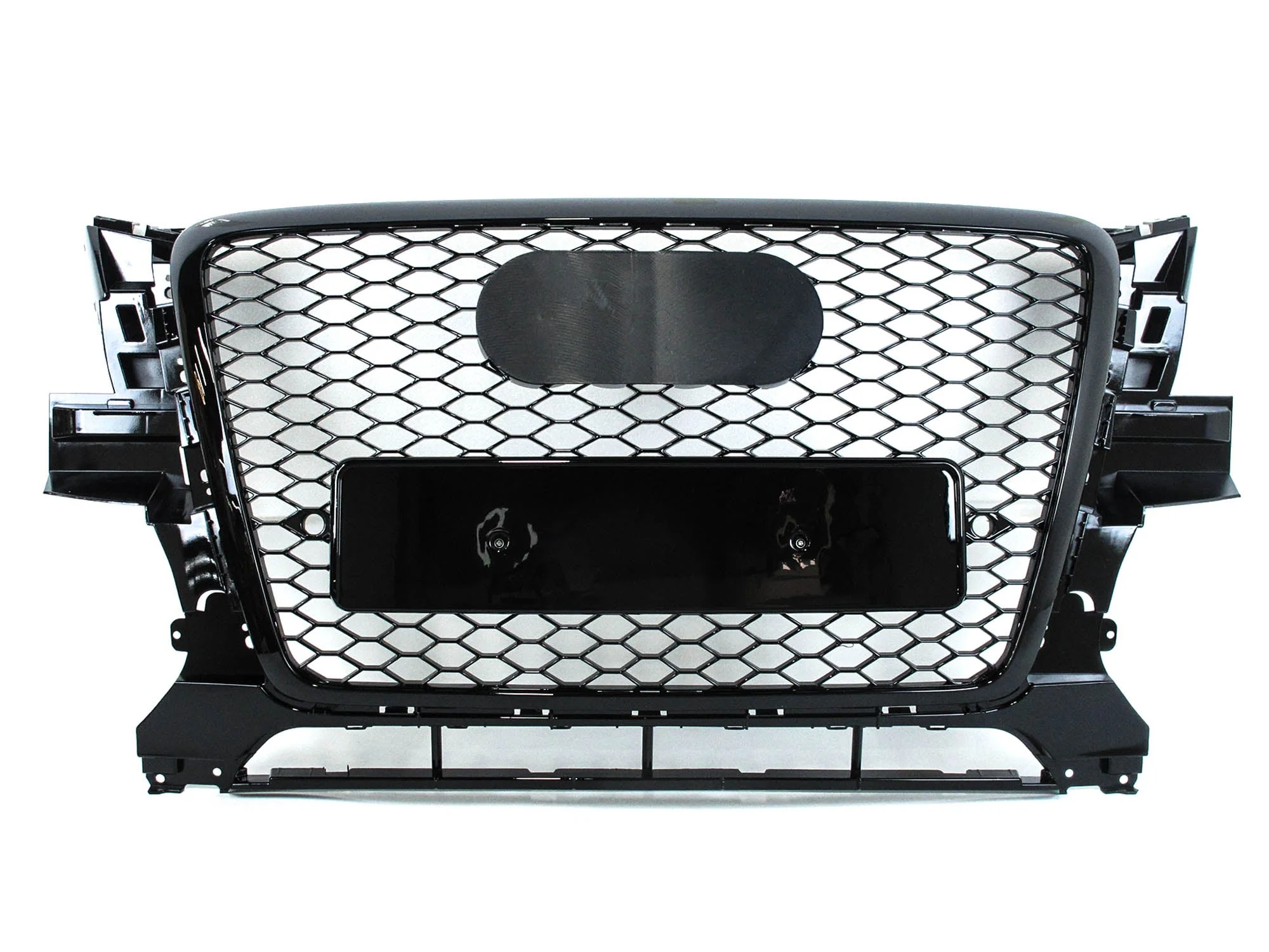 Fits 2009-2012 Audi Q5 SQ5 RSQ5-Style Front Upper Grill Grille Honeycomb Gloss Black - Image 5