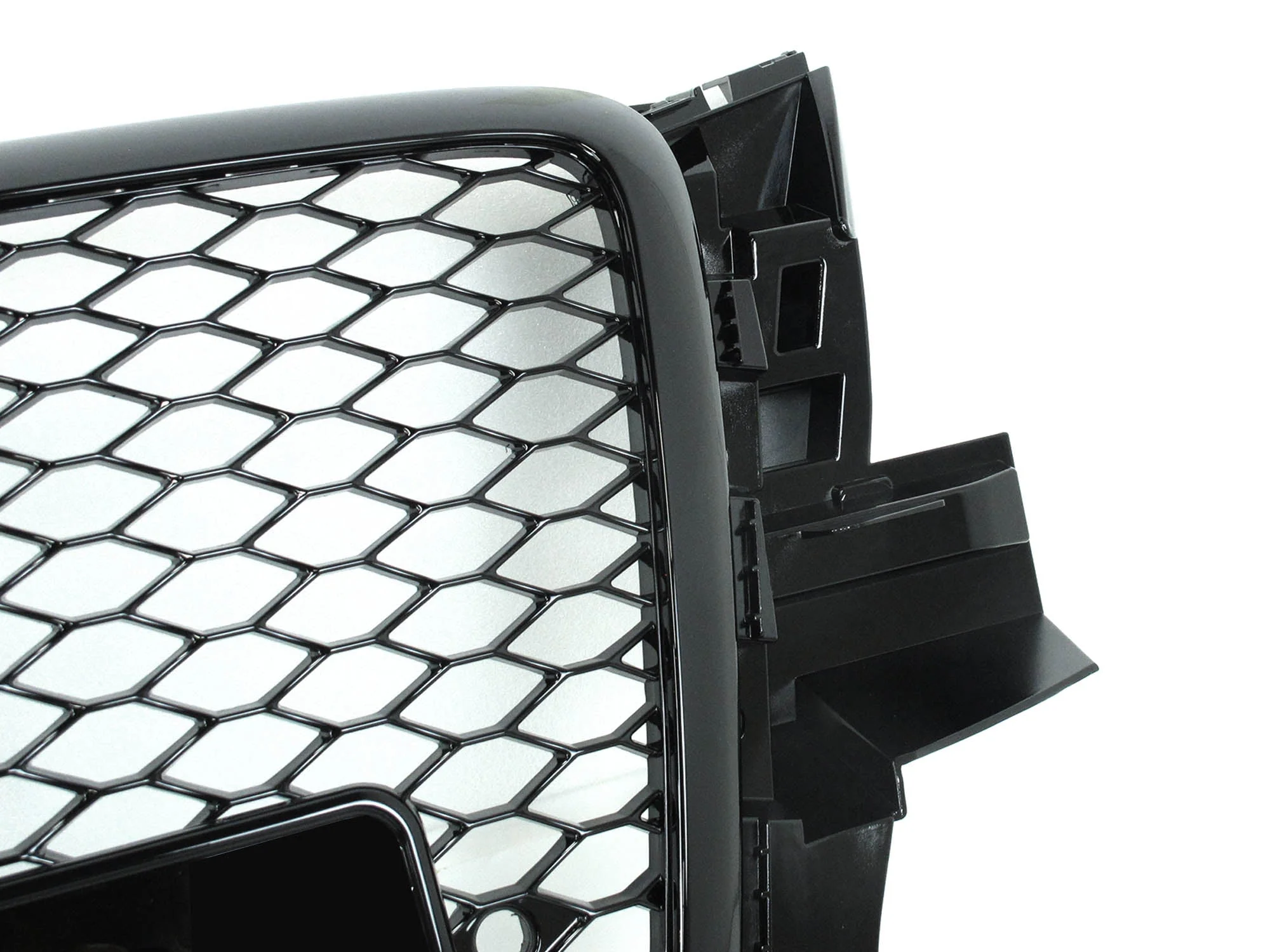 Fits 2009-2012 Audi Q5 SQ5 RSQ5-Style Front Upper Grill Grille Honeycomb Gloss Black - Image 7