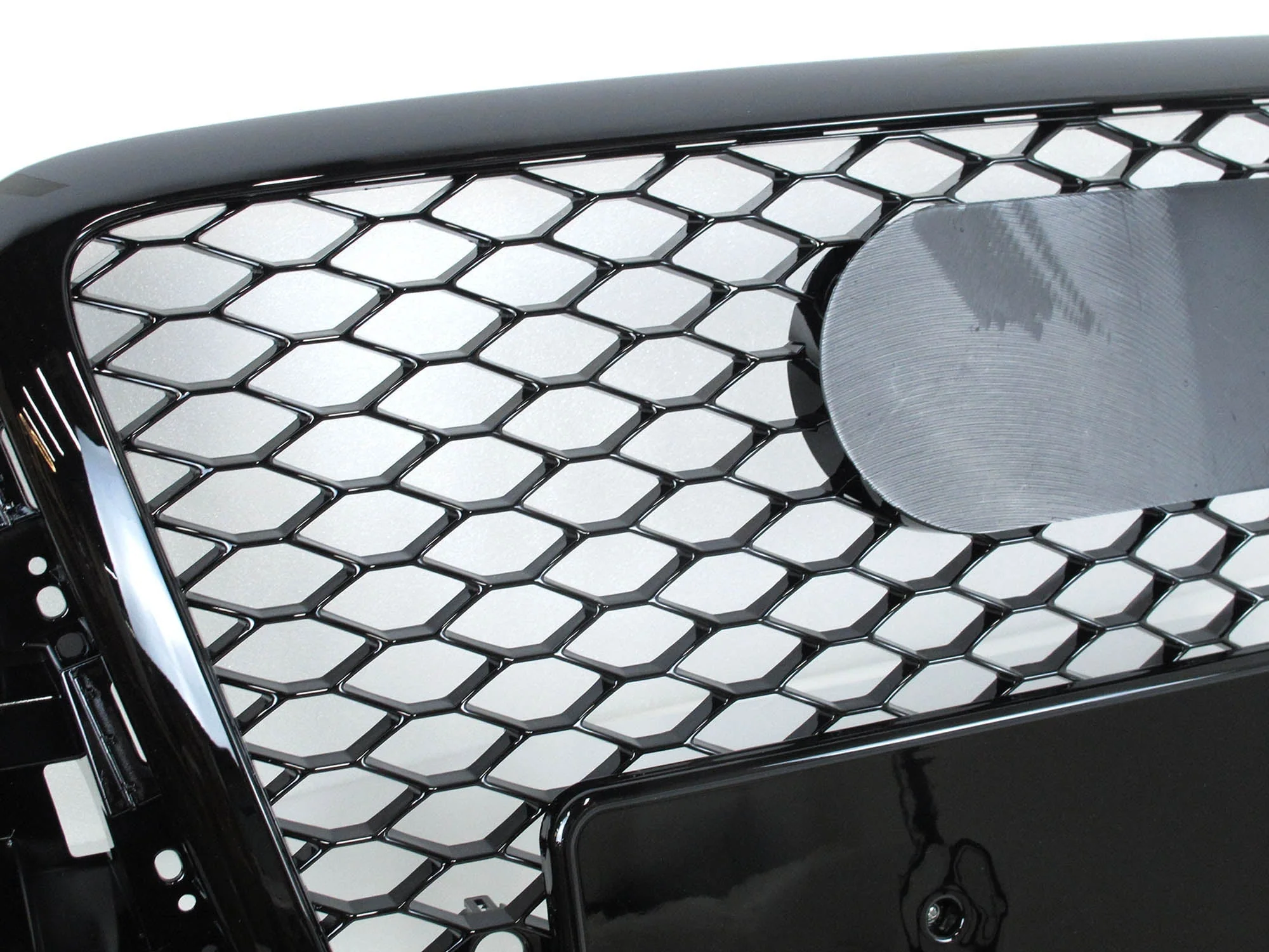 Fits 2009-2012 Audi Q5 SQ5 RSQ5-Style Front Upper Grill Grille Honeycomb Gloss Black - Image 8